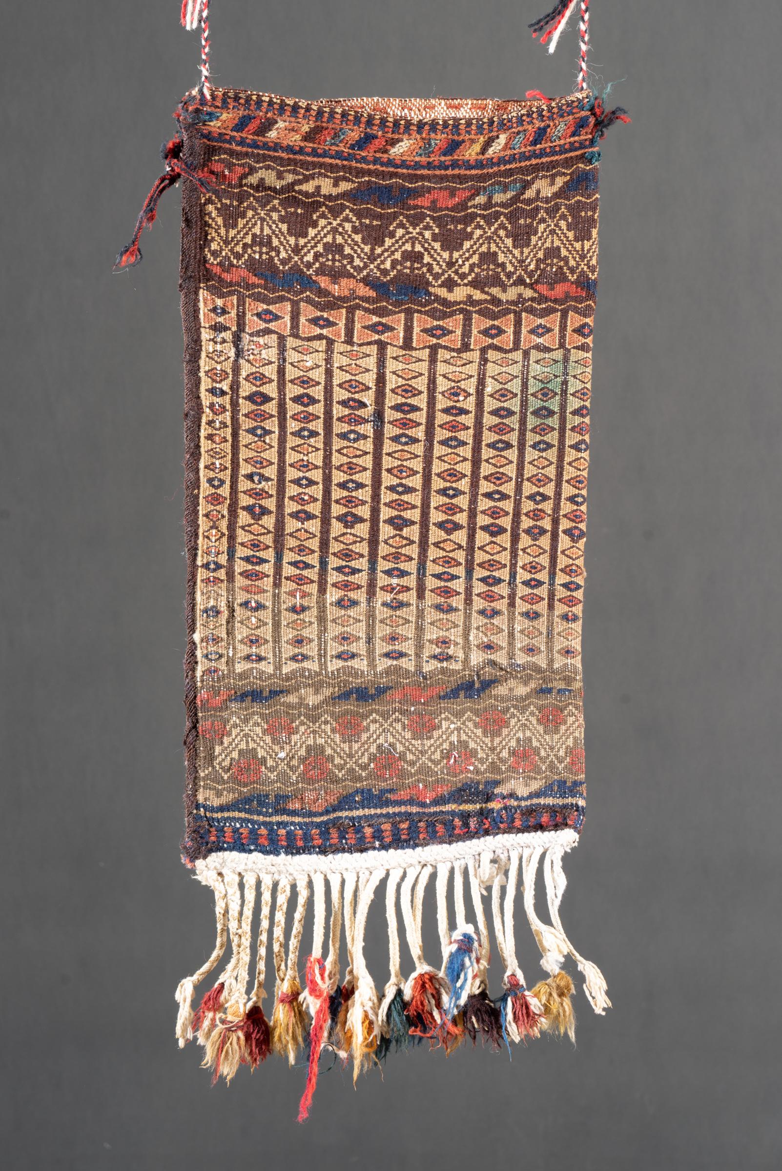 Antique Kuhi (Jabal Barez) Persian Mirror Bag