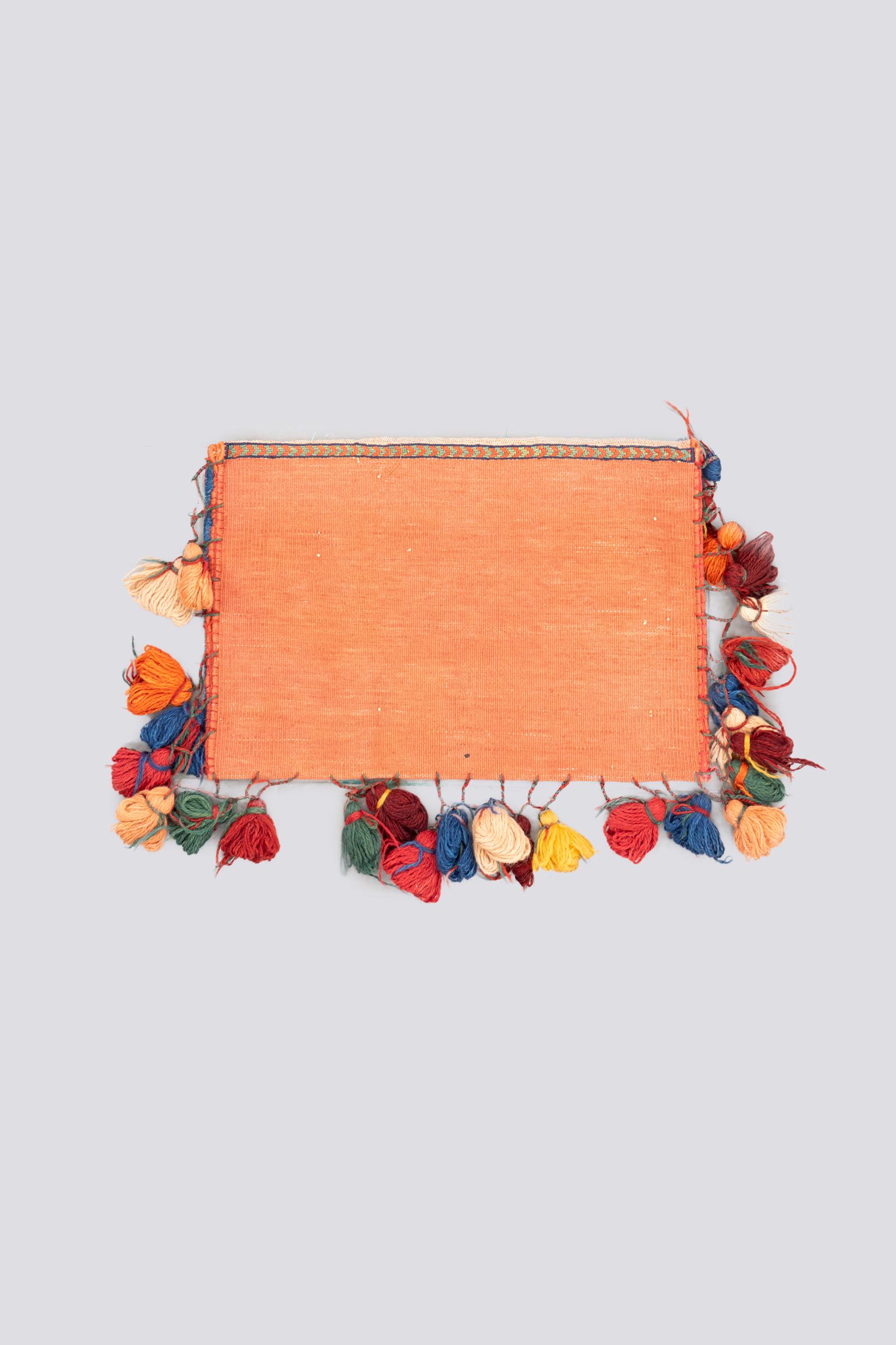 Antique Qashqai tassled Persian Mirror Bag