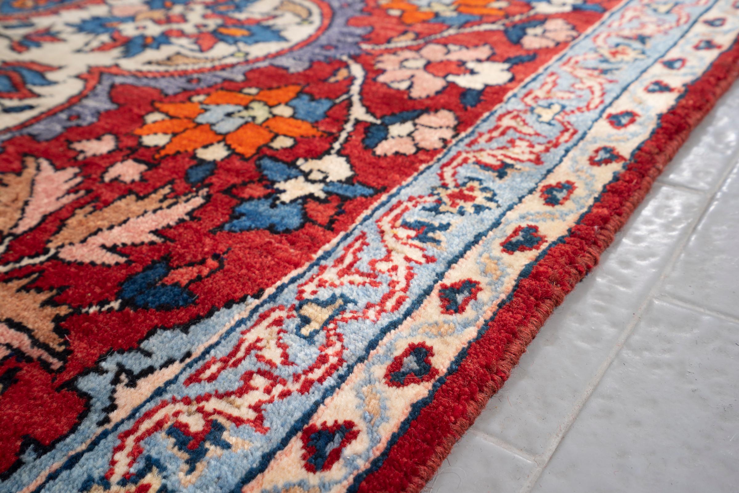 Antique Bakhtiari Lachak Toranj Persian Rug