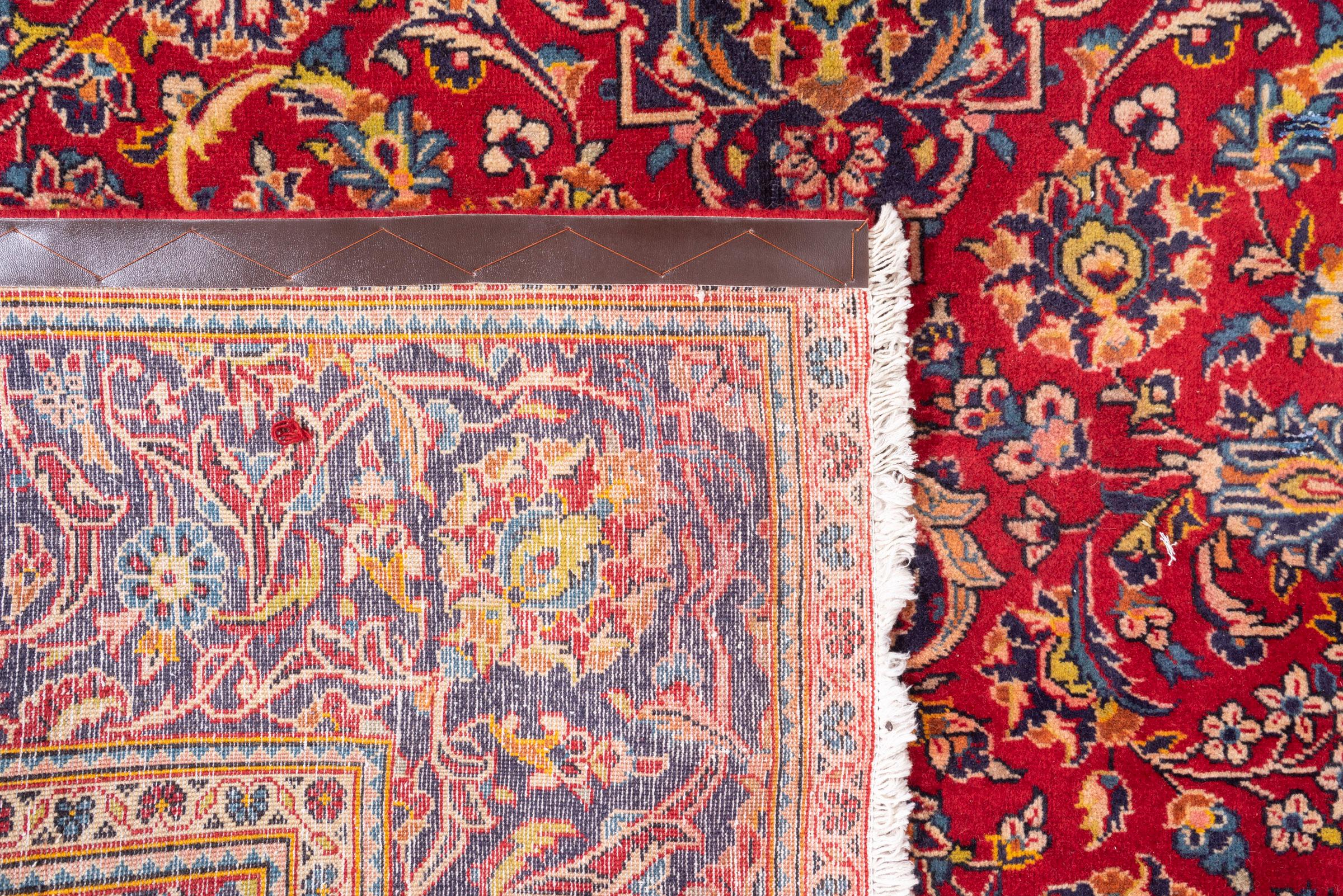 Vintage Ardakan Floral Lachak Toranj Persian Rug