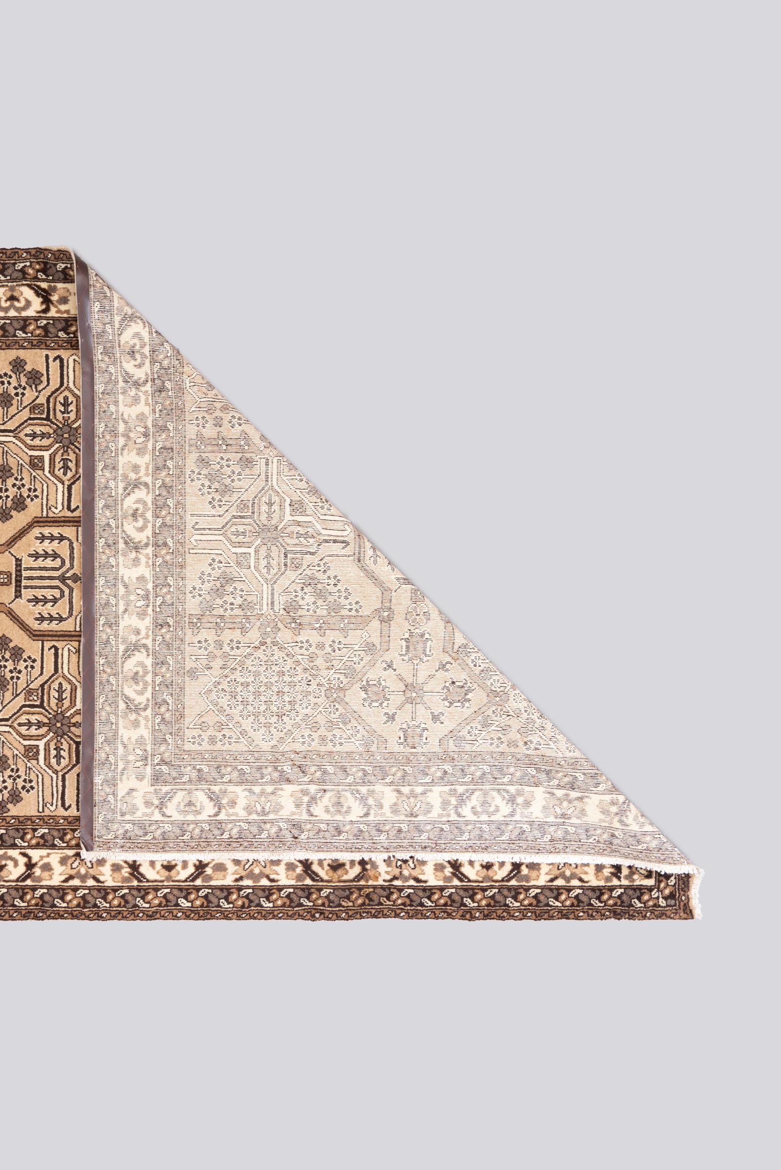 Vintage Bakhtiari Self dye Persian Rug