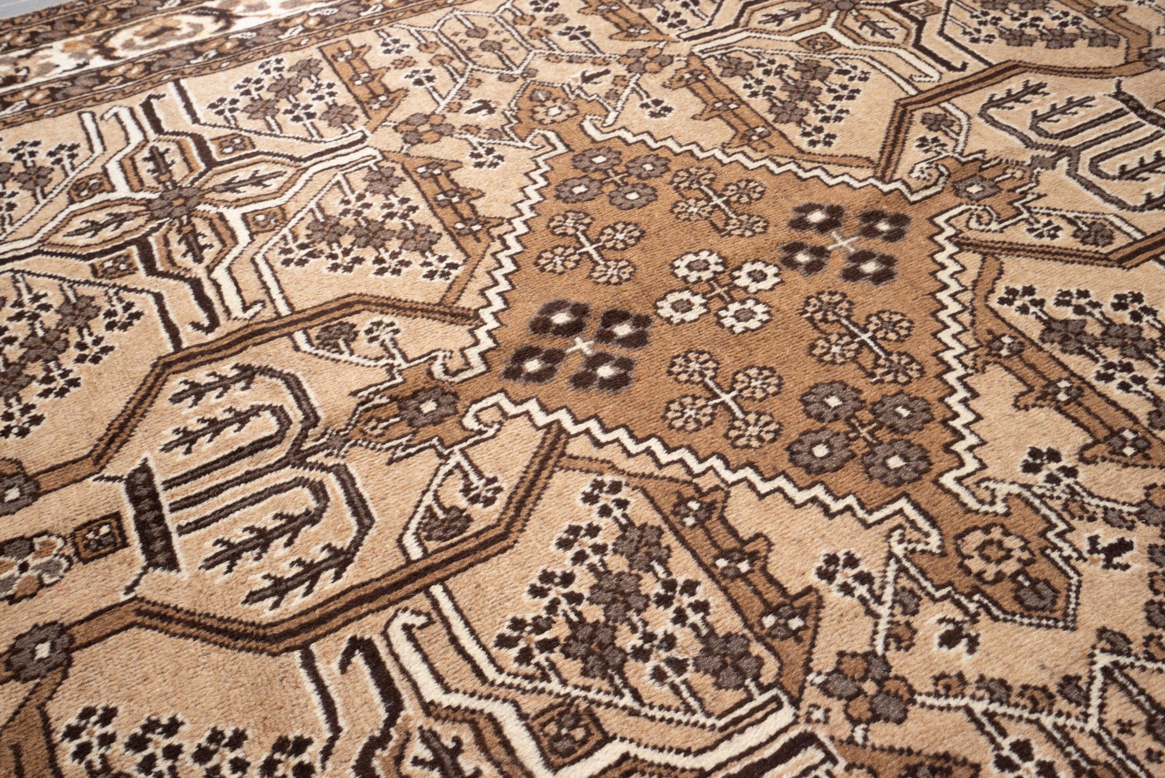 Vintage Bakhtiari Self dye Persian Rug
