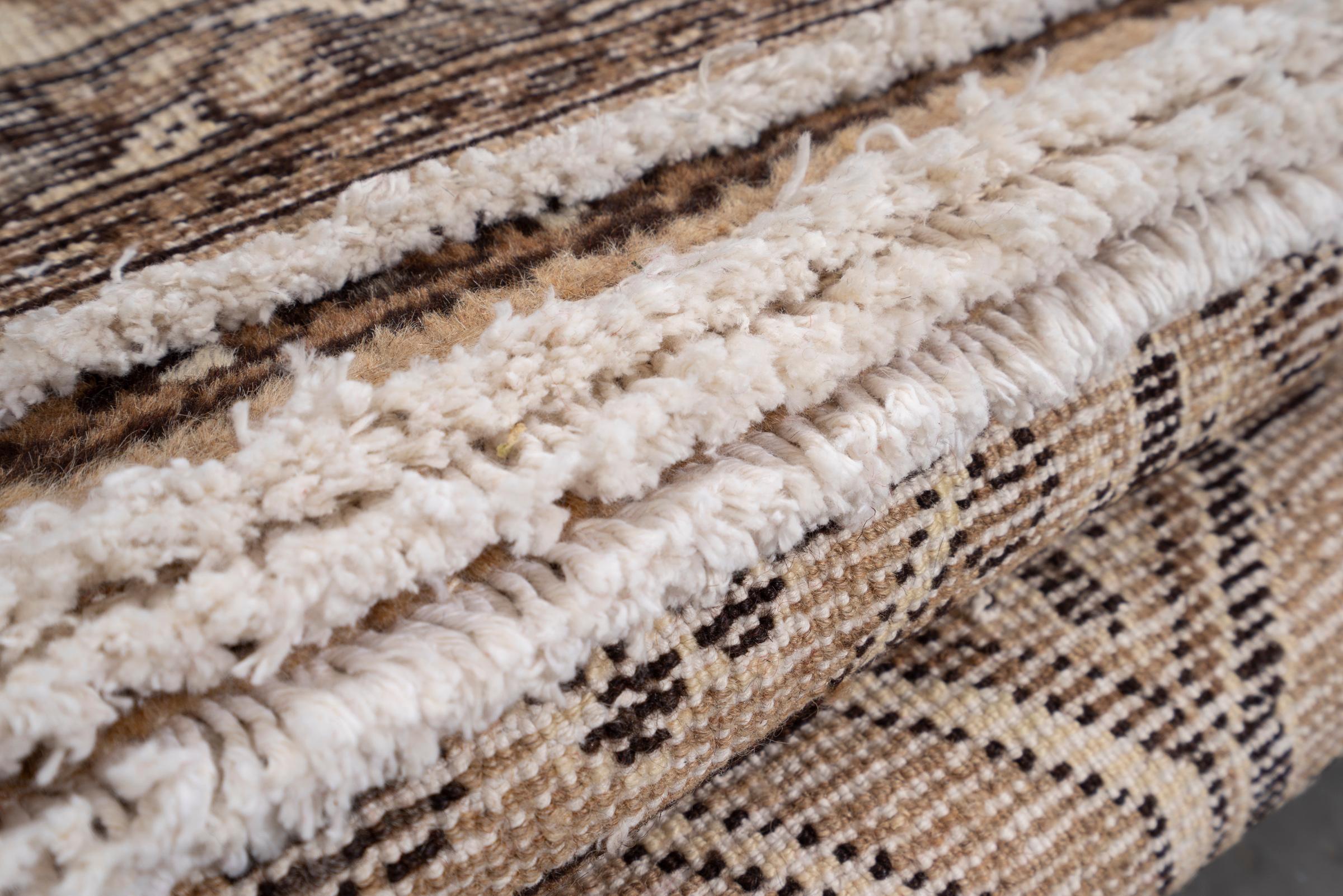 Vintage Bakhtiari Self dye Persian Rug