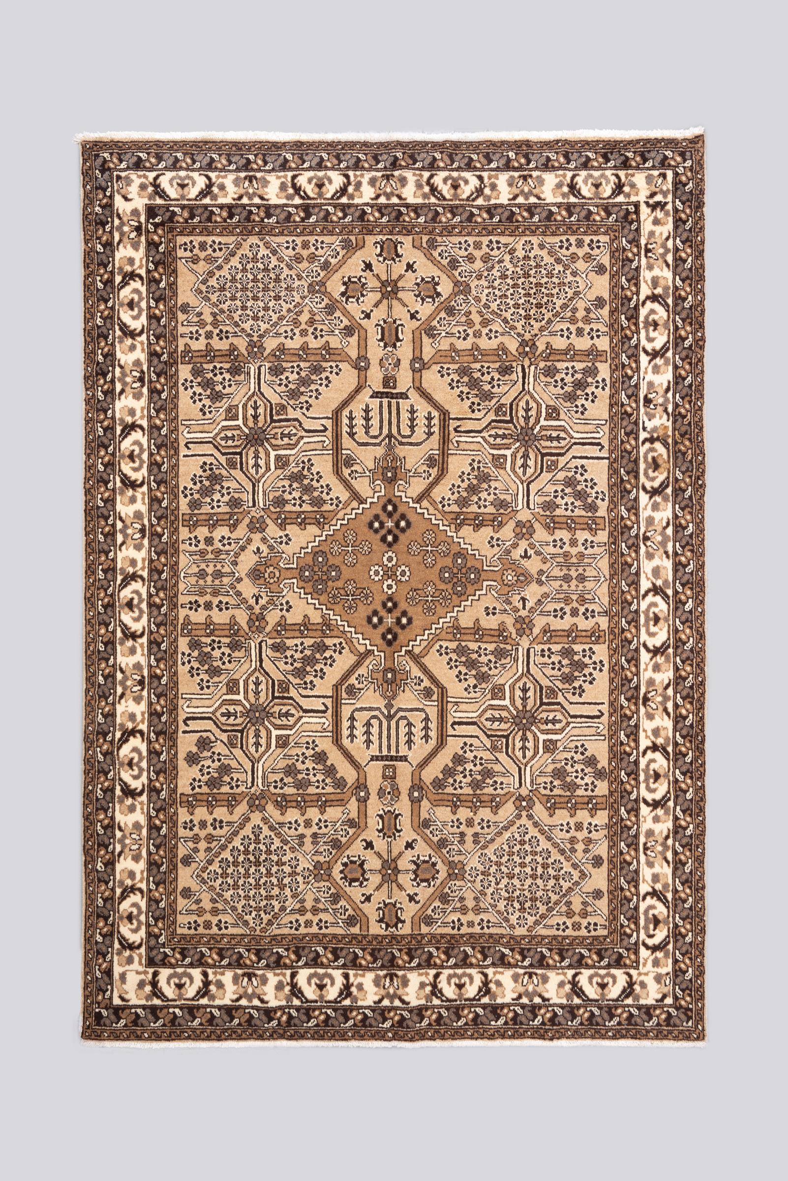 Vintage Bakhtiari Self dye Carpet 5.8SQM