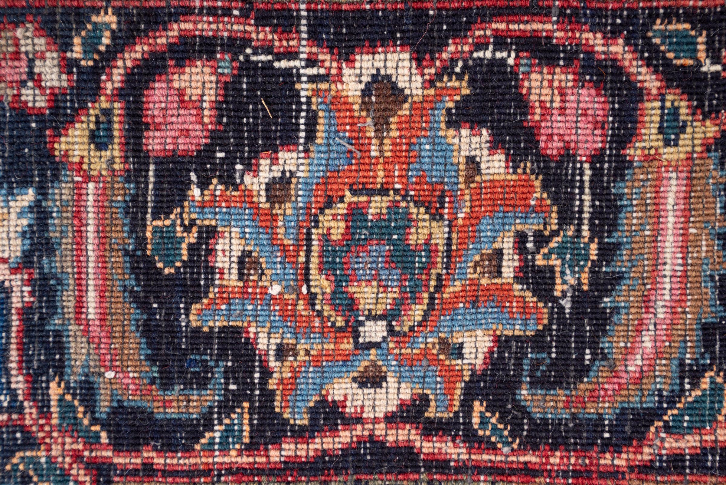 Mashhad Maroon Floral Lachak Toranj Persian Rug