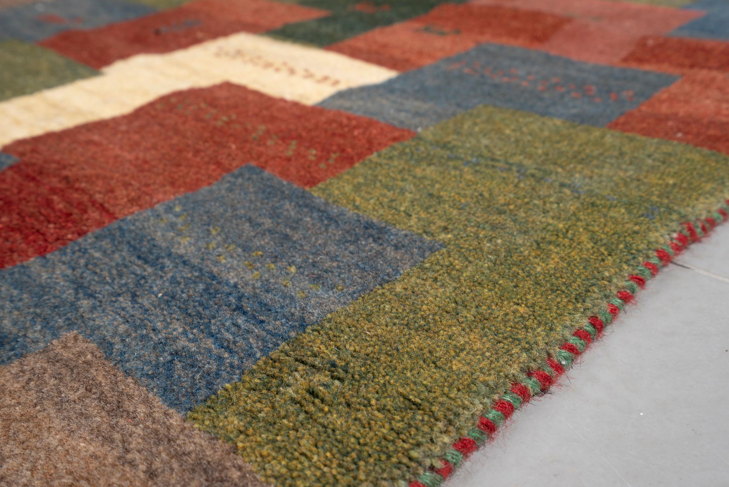 Contemporary Qashqai Fields Of Fars Persian Gabbeh Rug