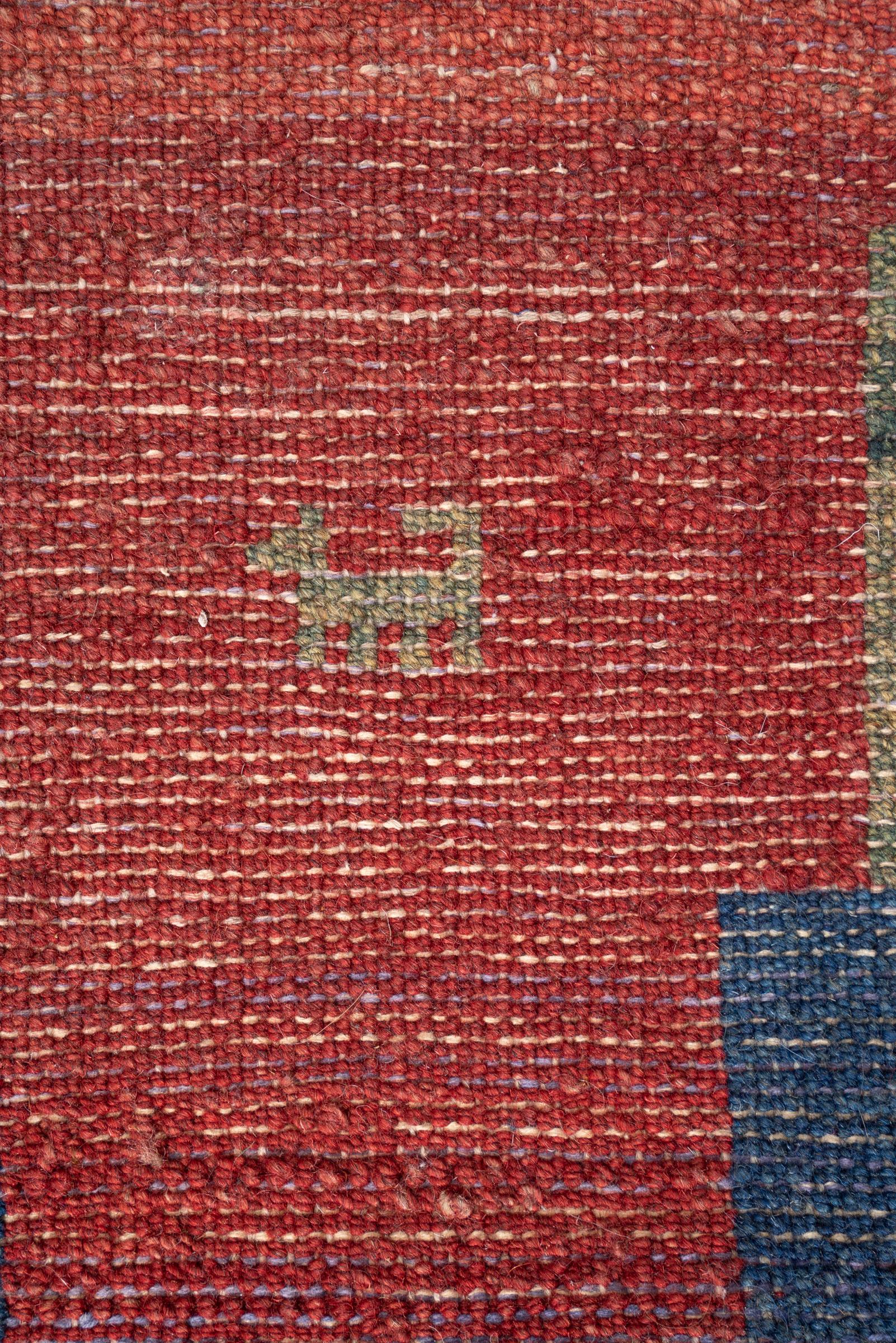 Contemporary Qashqai Fields Of Fars Persian Gabbeh Rug