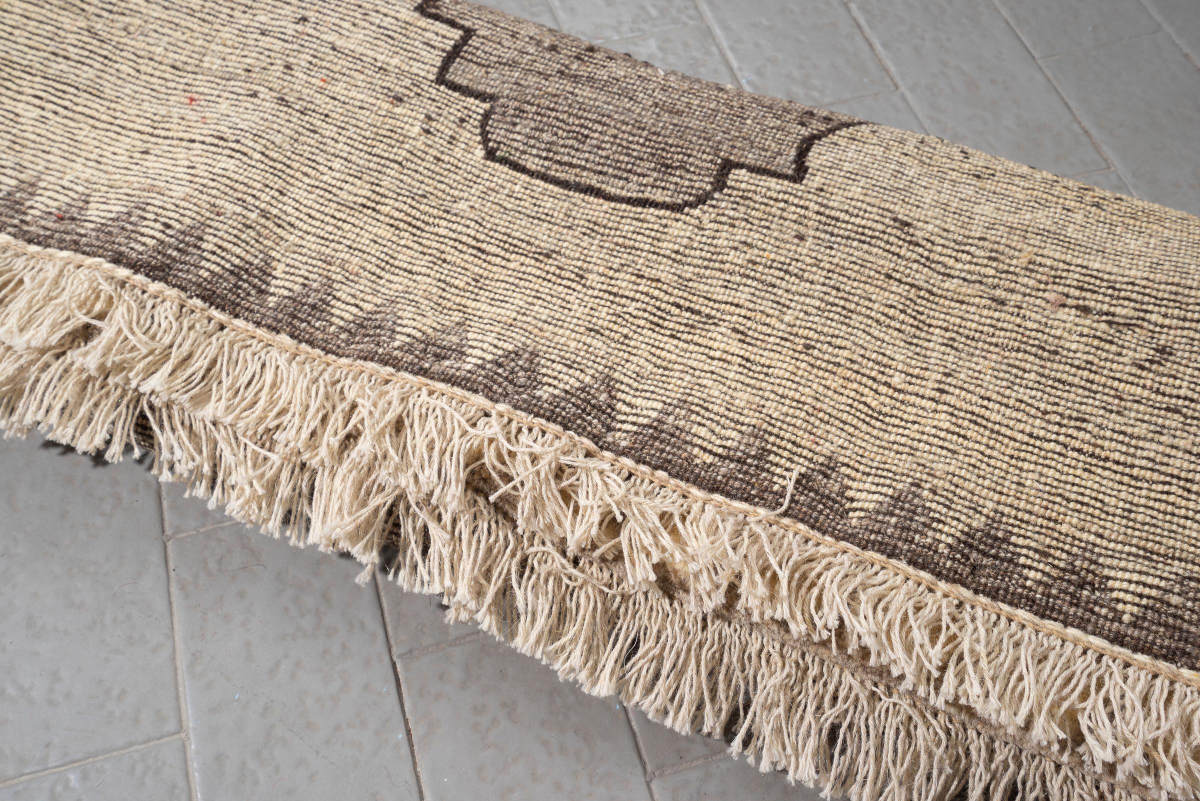 New Weave Qashqai Stone Lion (Shir Sangi Persian Gabbeh Rug 2