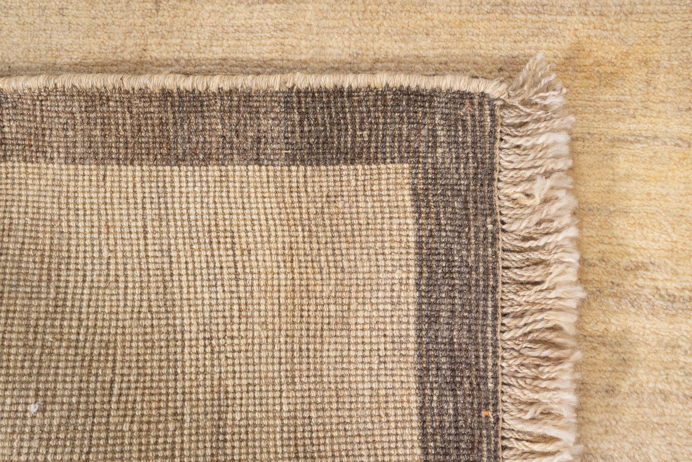 Vintage Qashqai Raad Selfdye Persian Gabbeh Rug