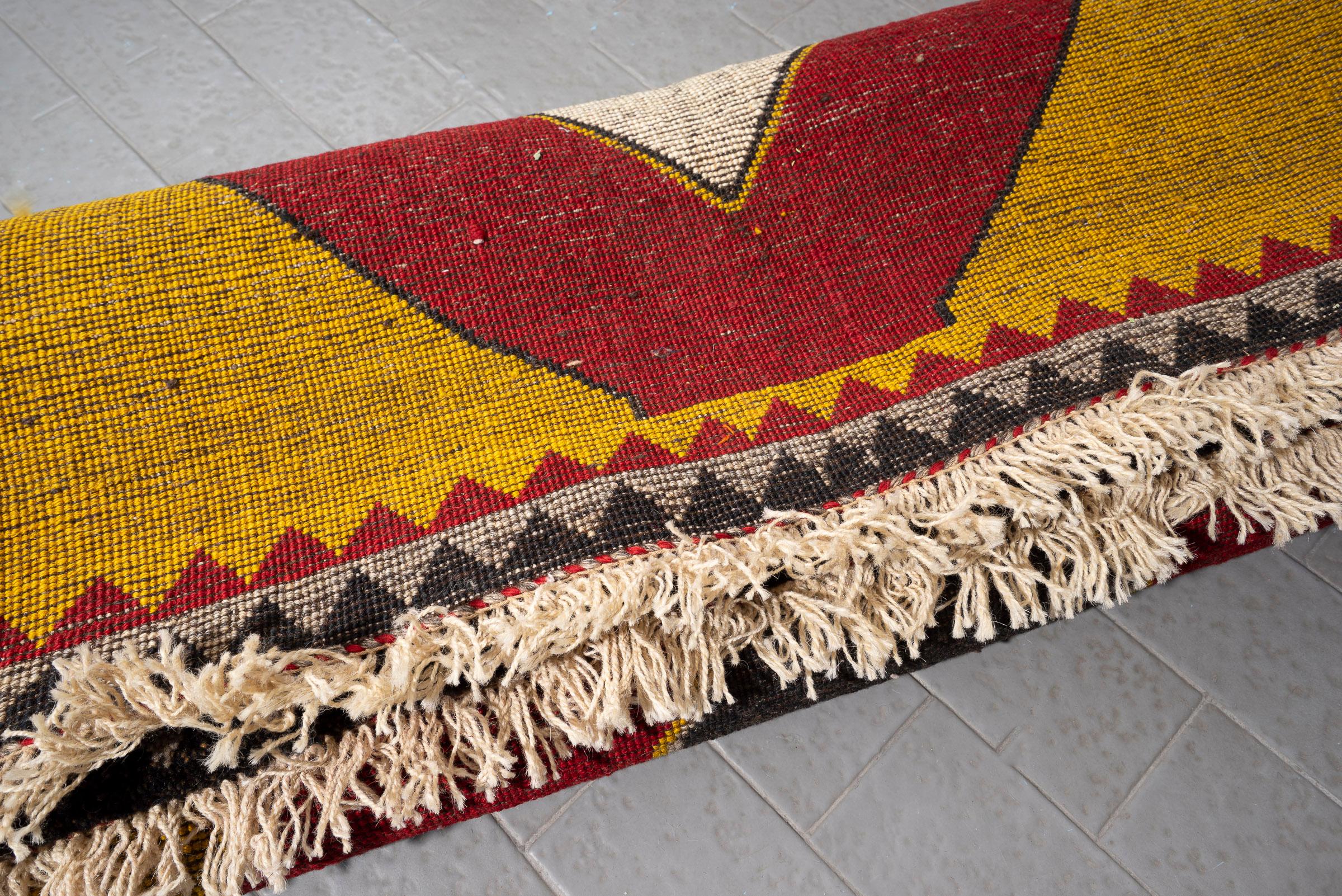 New Weave Qashqai Labmanloo Yellow Persian Gabbeh Rug