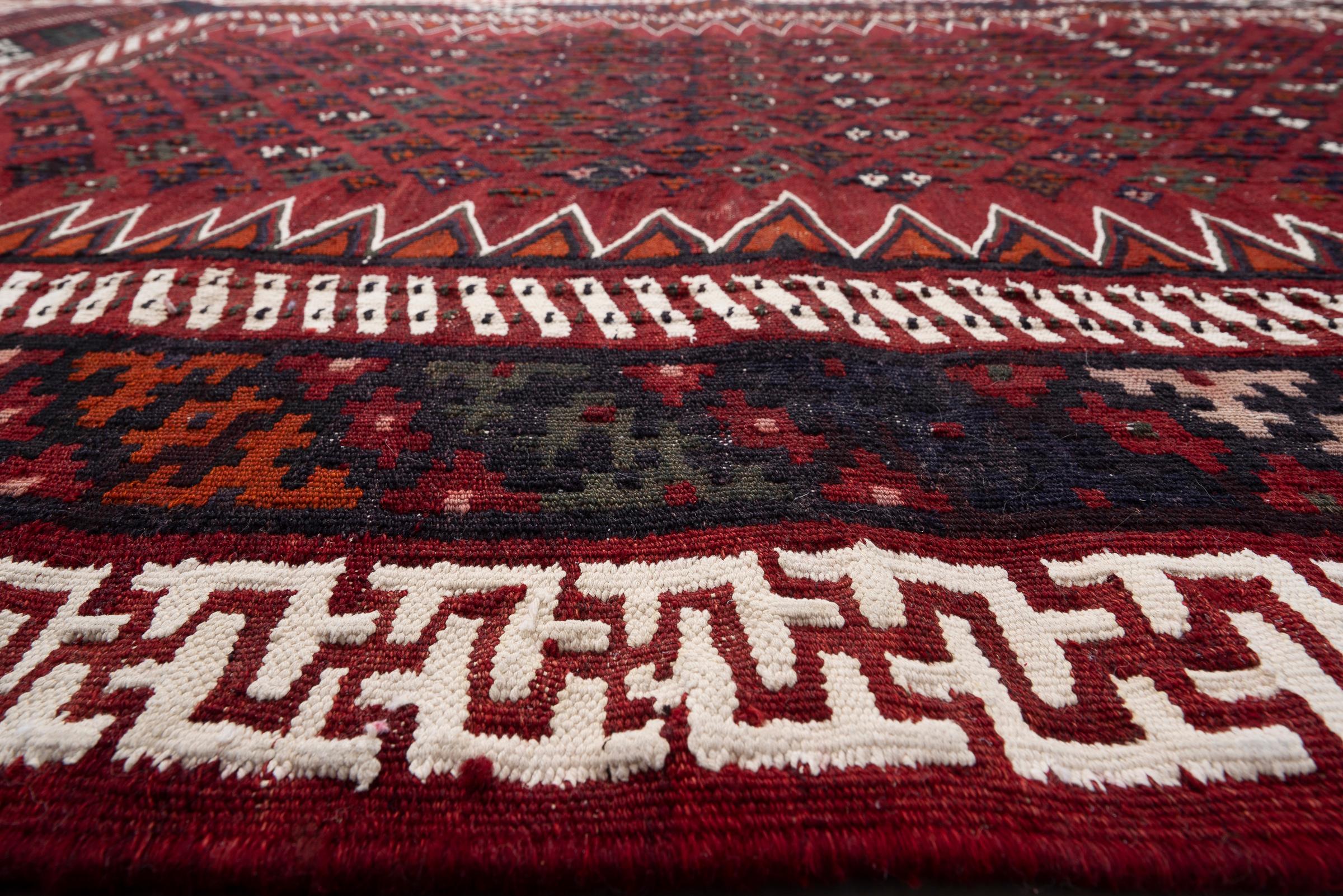 Vintage Rare Fine Bakhtiari Olad Persian Kilim Rug