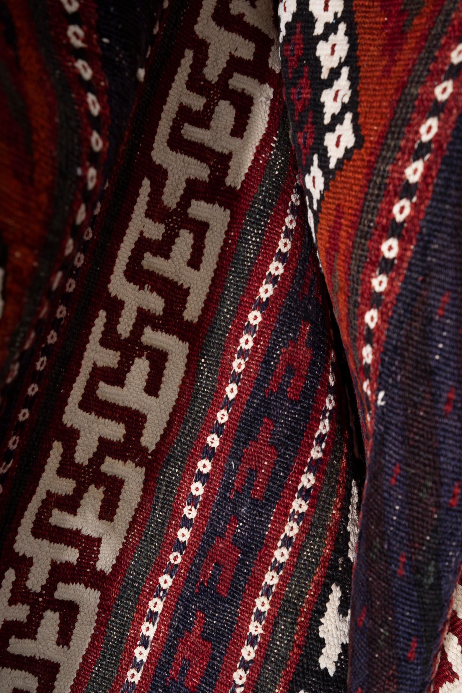 Vintage Rare Fine Bakhtiari Olad Persian Kilim Rug