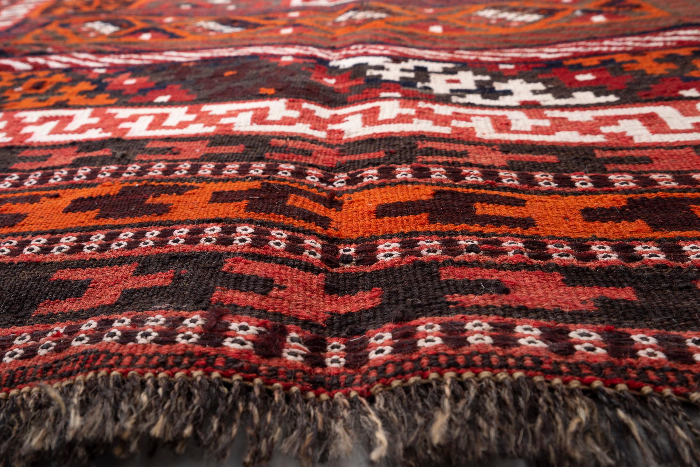 Vintage Rare Fine Bakhtiari Olad Persian Kilim Rug