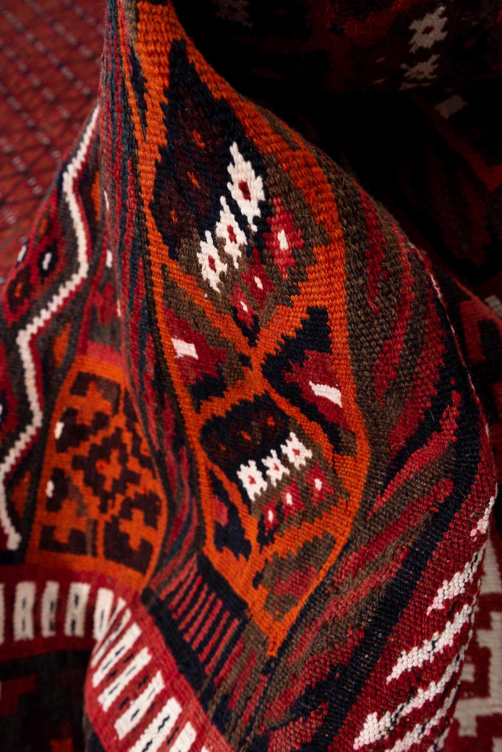 Vintage Rare Fine Bakhtiari Olad Persian Kilim Rug