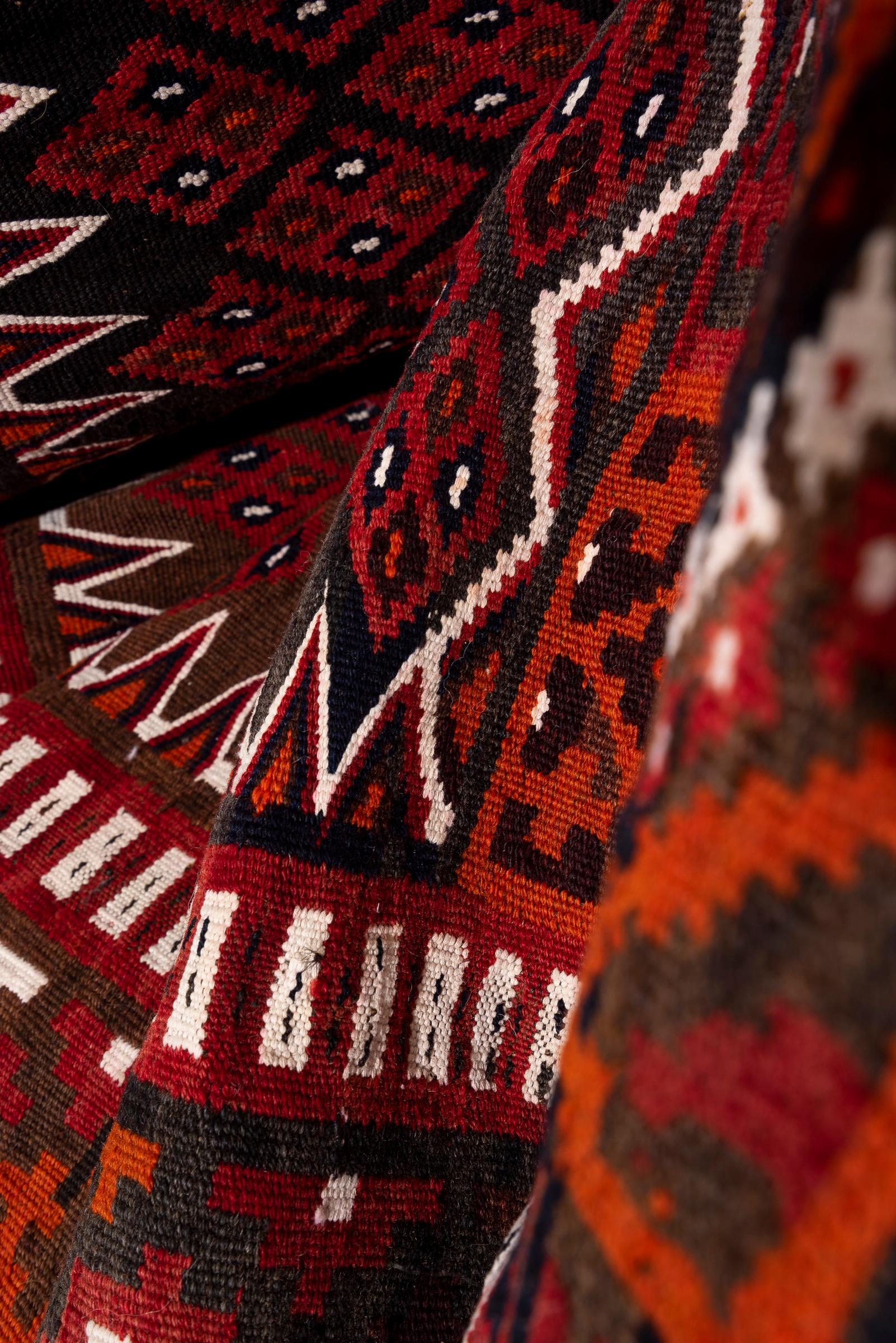 Vintage Rare Fine Bakhtiari Olad Persian Kilim Rug