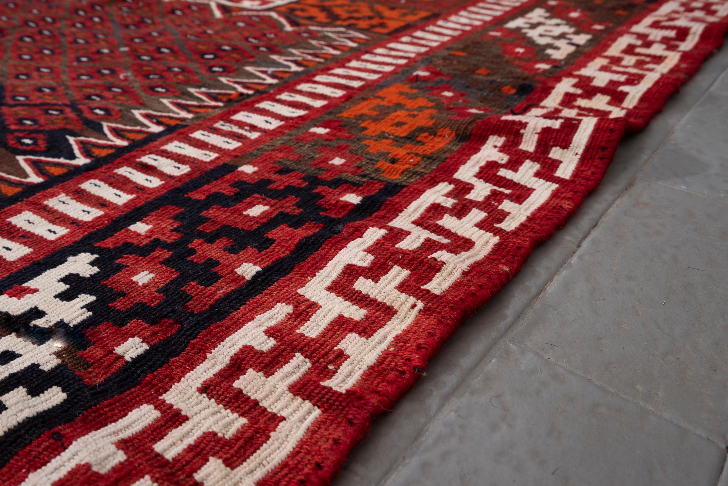 Vintage Rare Fine Bakhtiari Olad Persian Kilim Rug