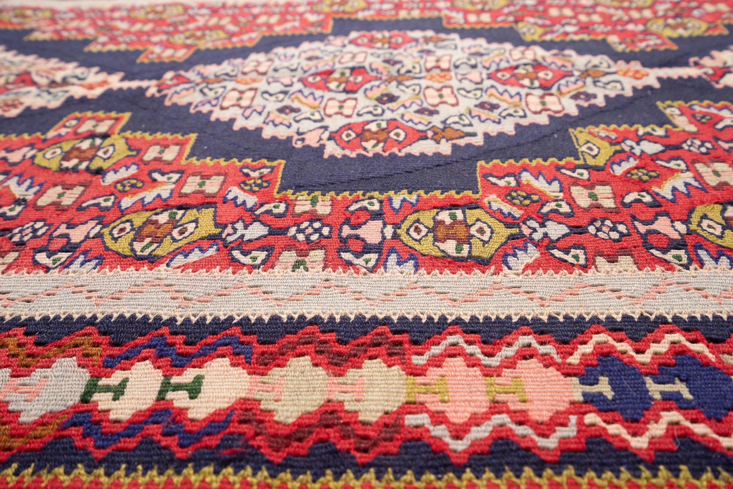 Vintage Sanneh Fine Persian Kilim Runner