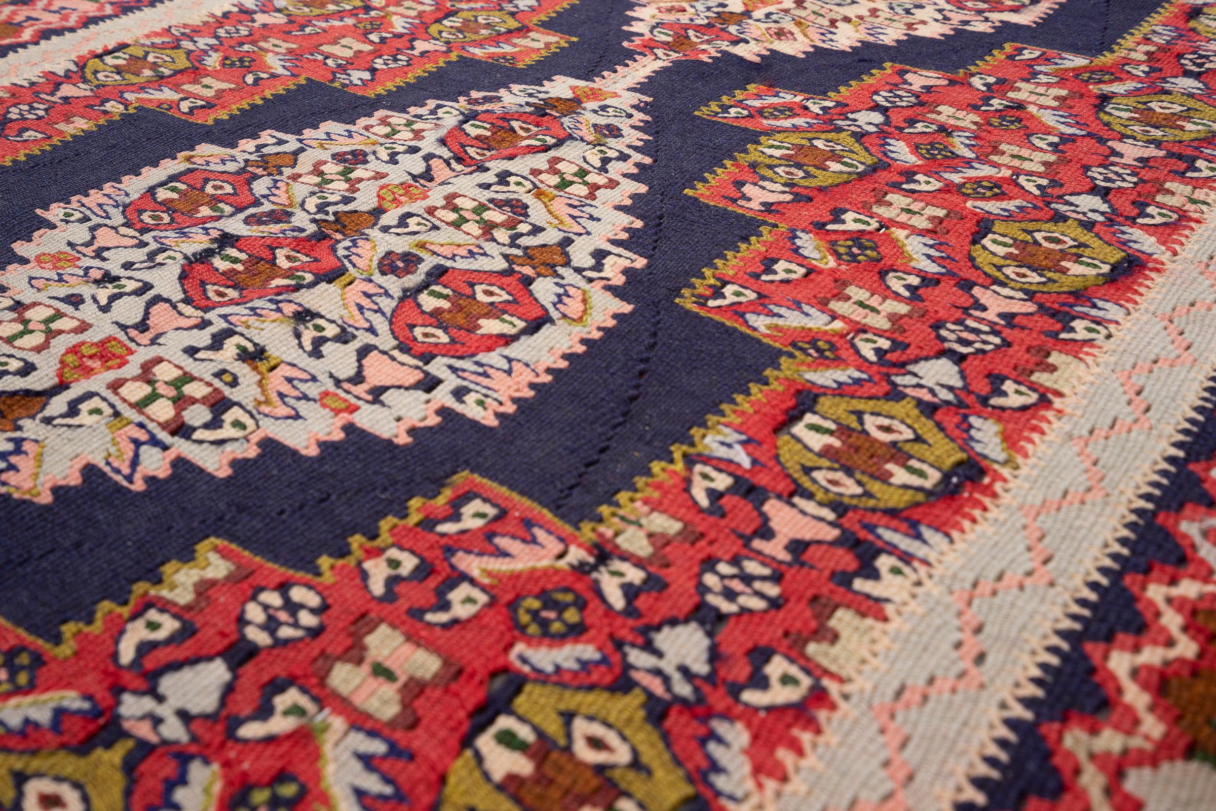 Vintage Sanneh Fine Persian Kilim Runner