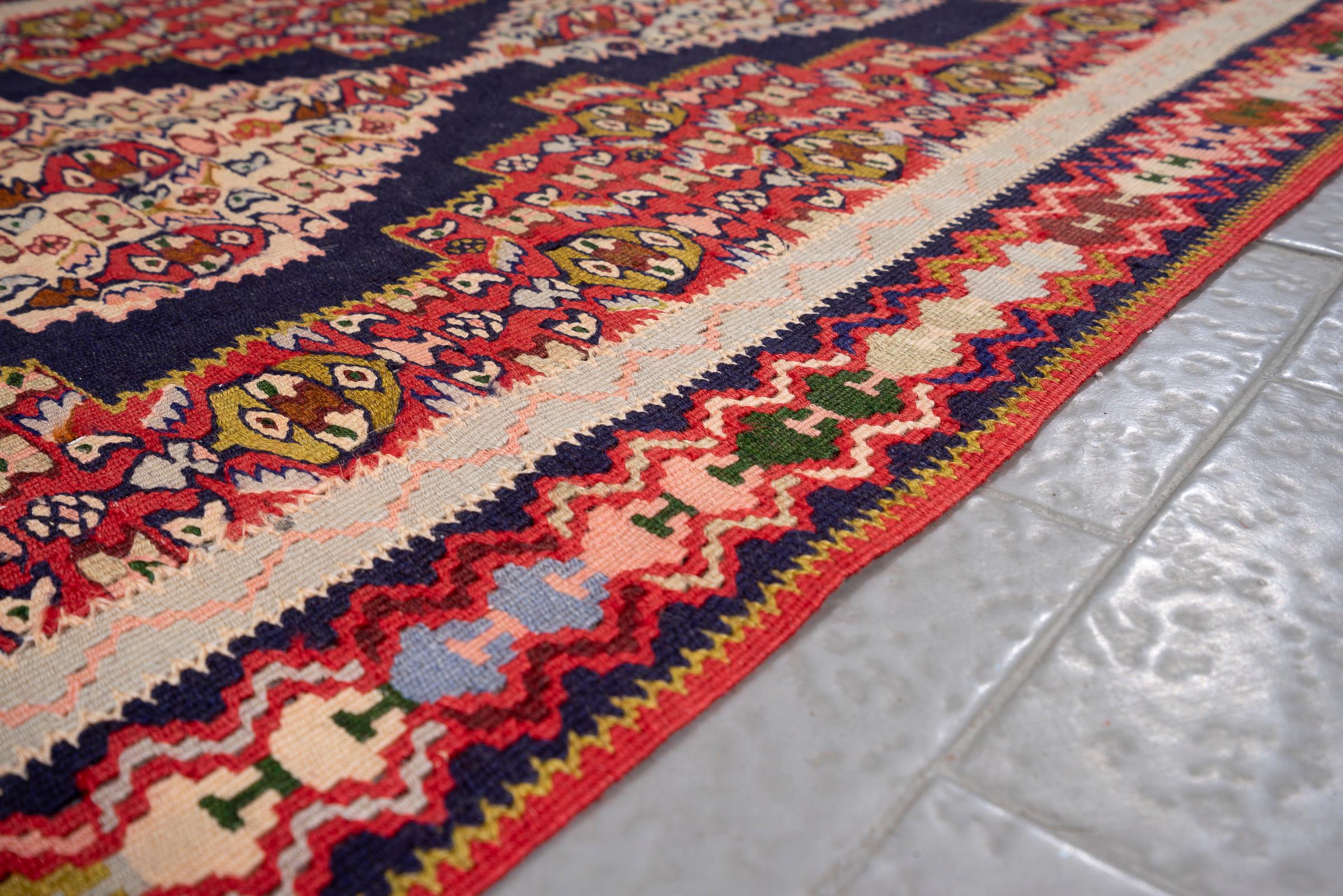 Vintage Sanneh Fine Persian Kilim Runner
