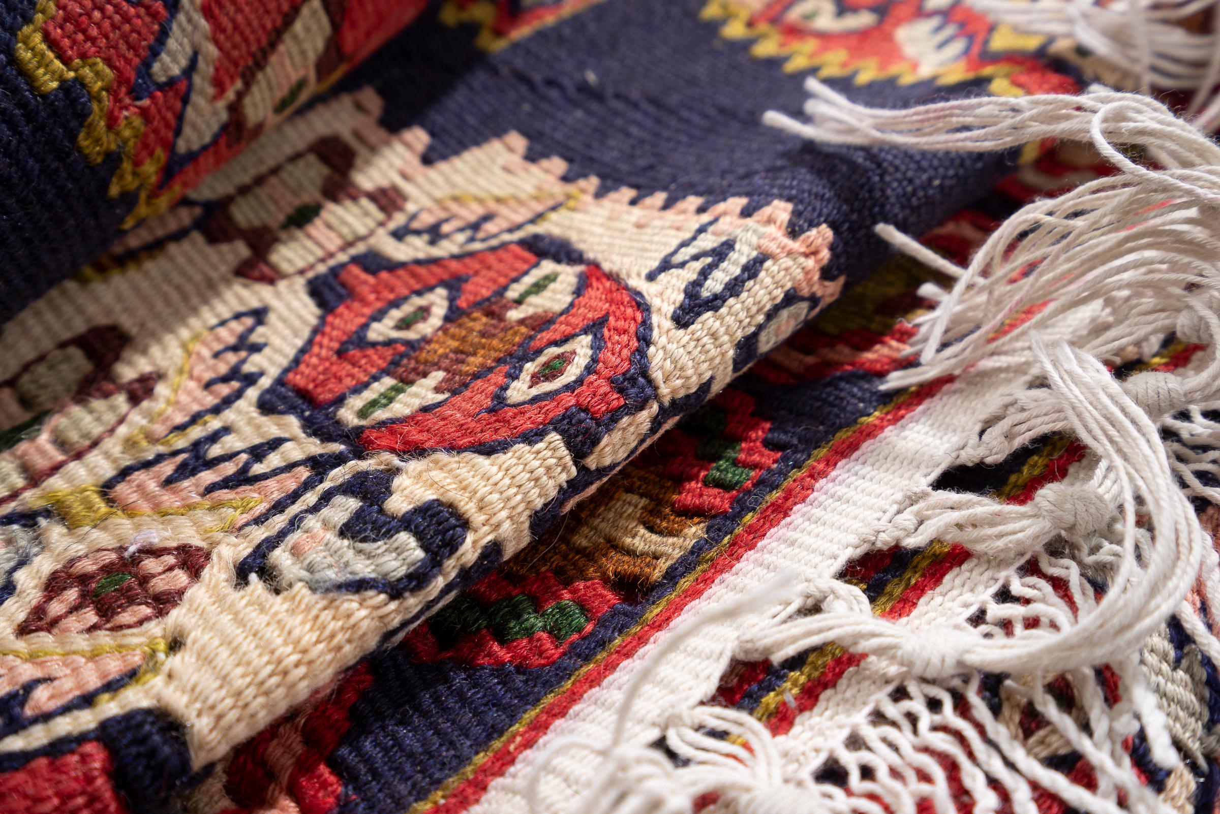 Vintage Sanneh Fine Persian Kilim Runner