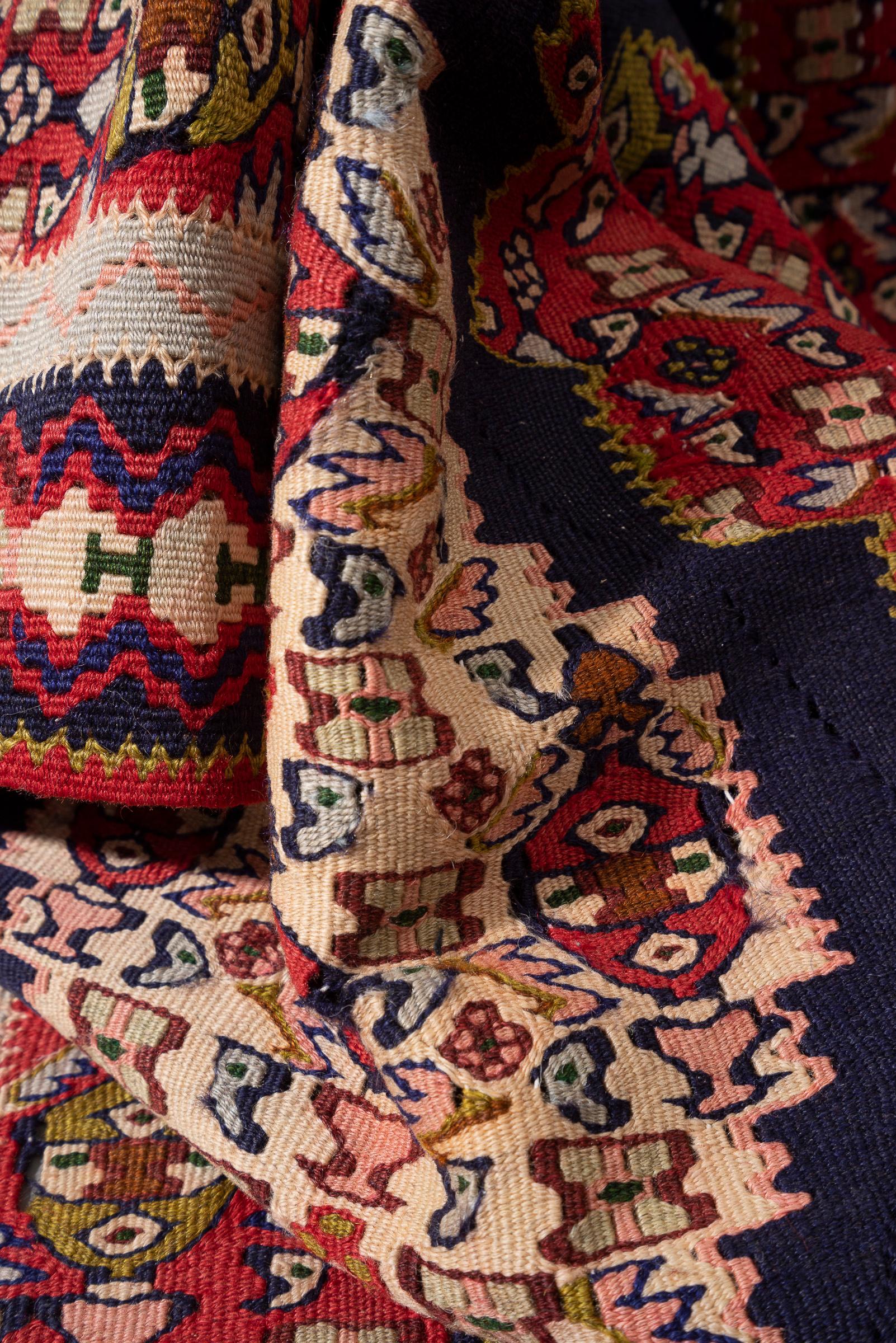 Vintage Sanneh Fine Persian Kilim Runner