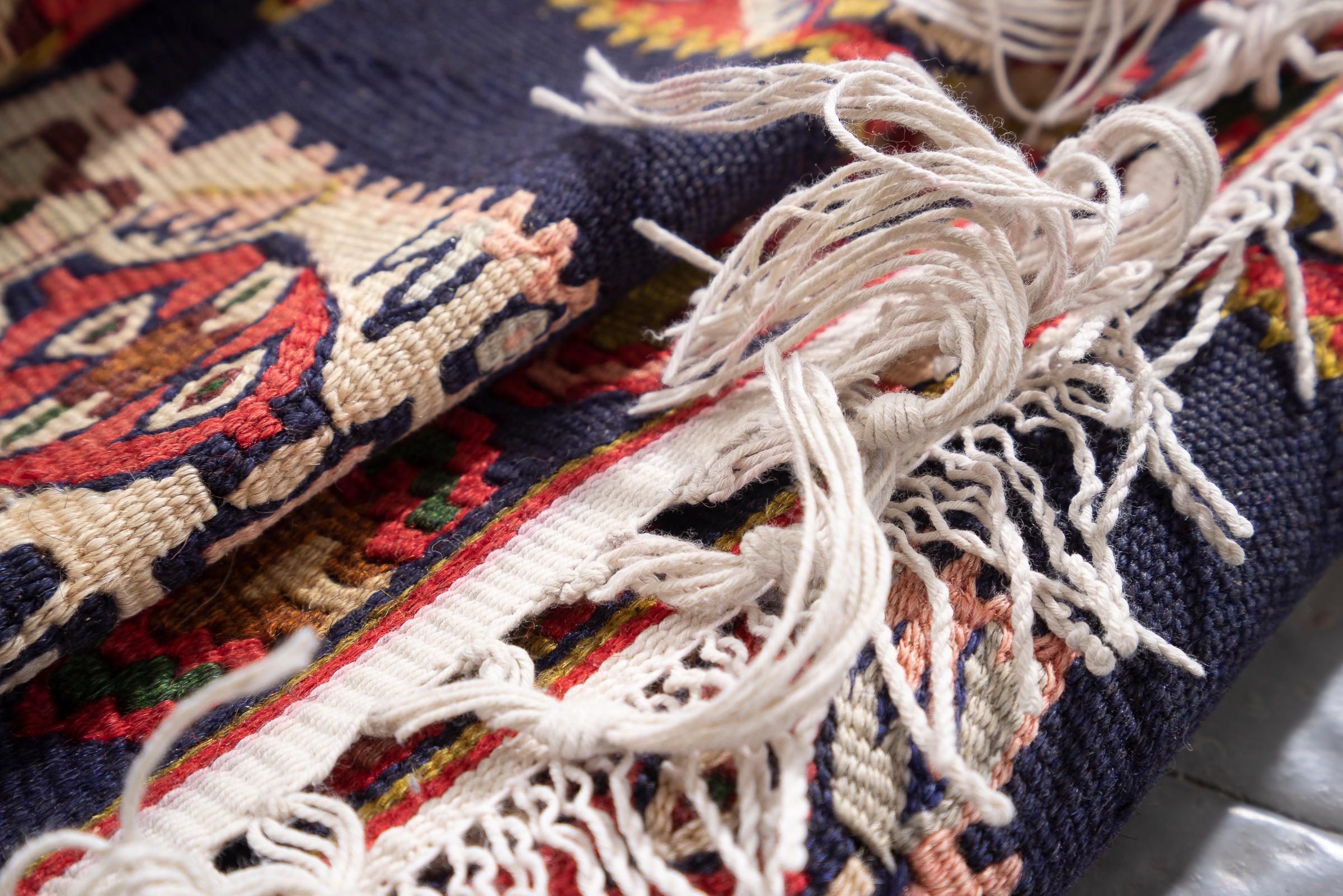 Vintage Sanneh Fine Persian Kilim Runner