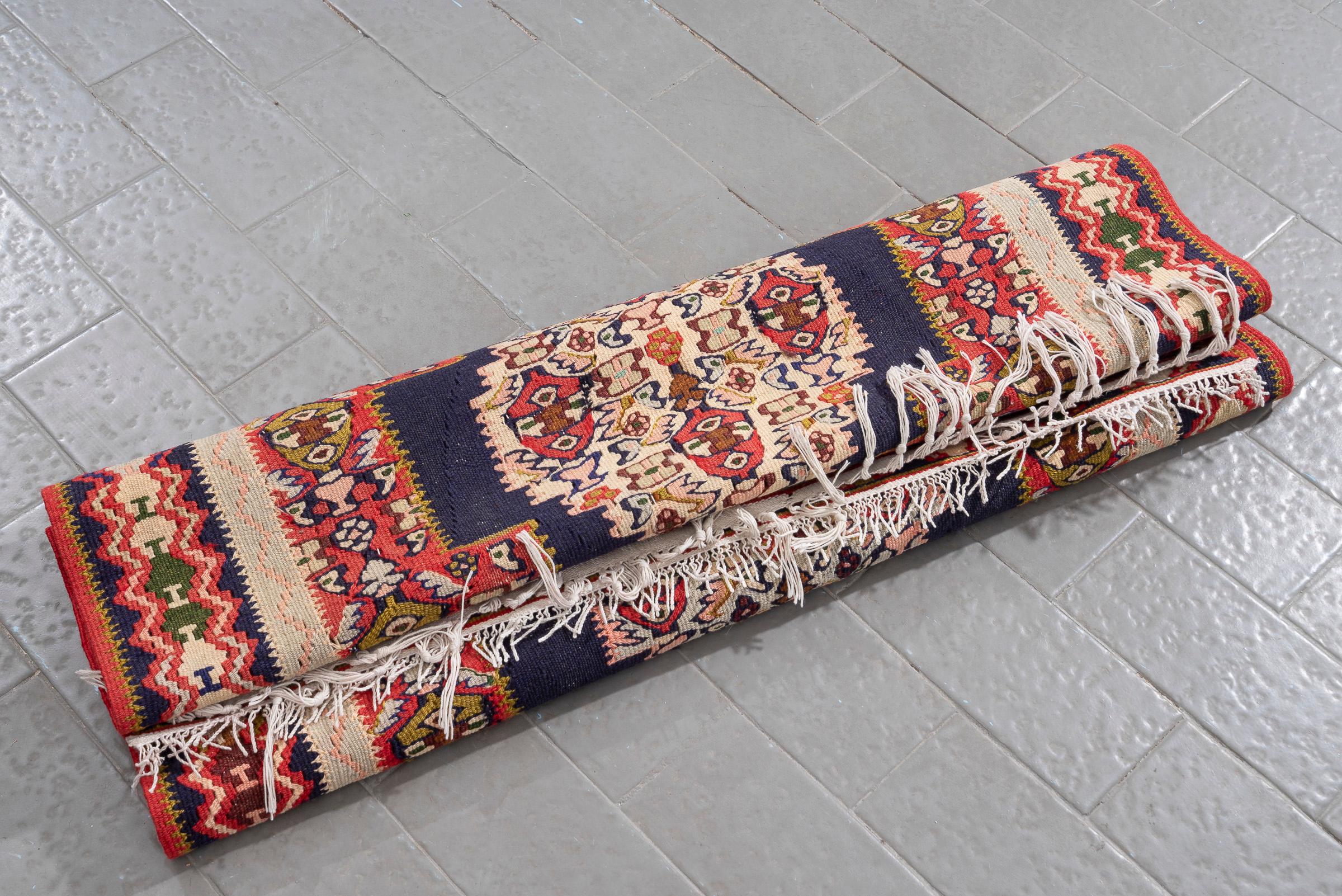 Vintage Sanneh Fine Persian Kilim Runner