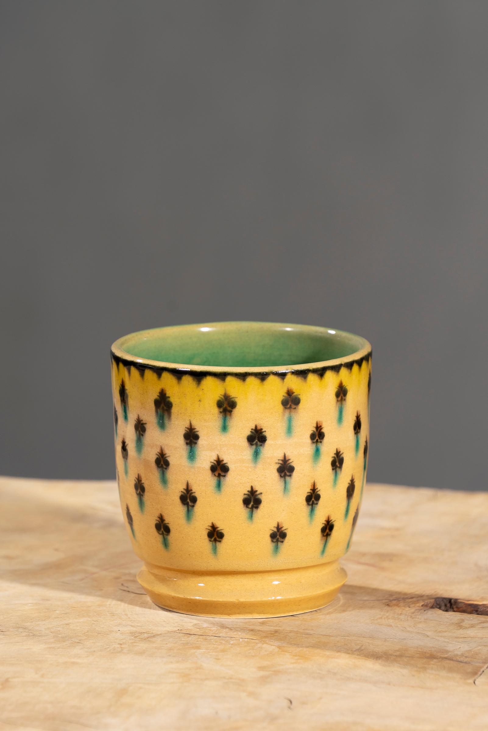 Nishapur Ceramics Hand Painted Large Mug