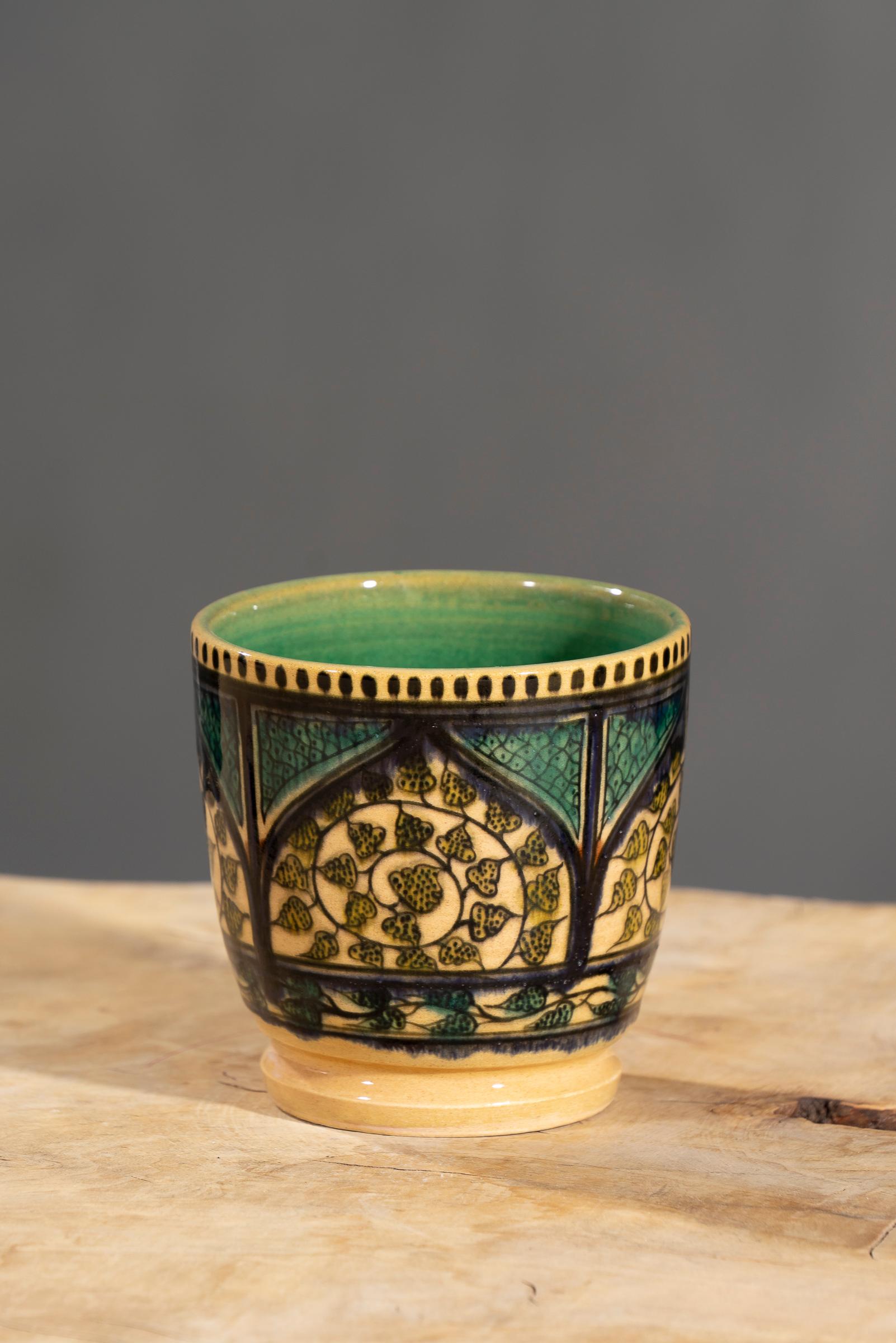 Nishapur Ceramics Hand Painted Large Mug