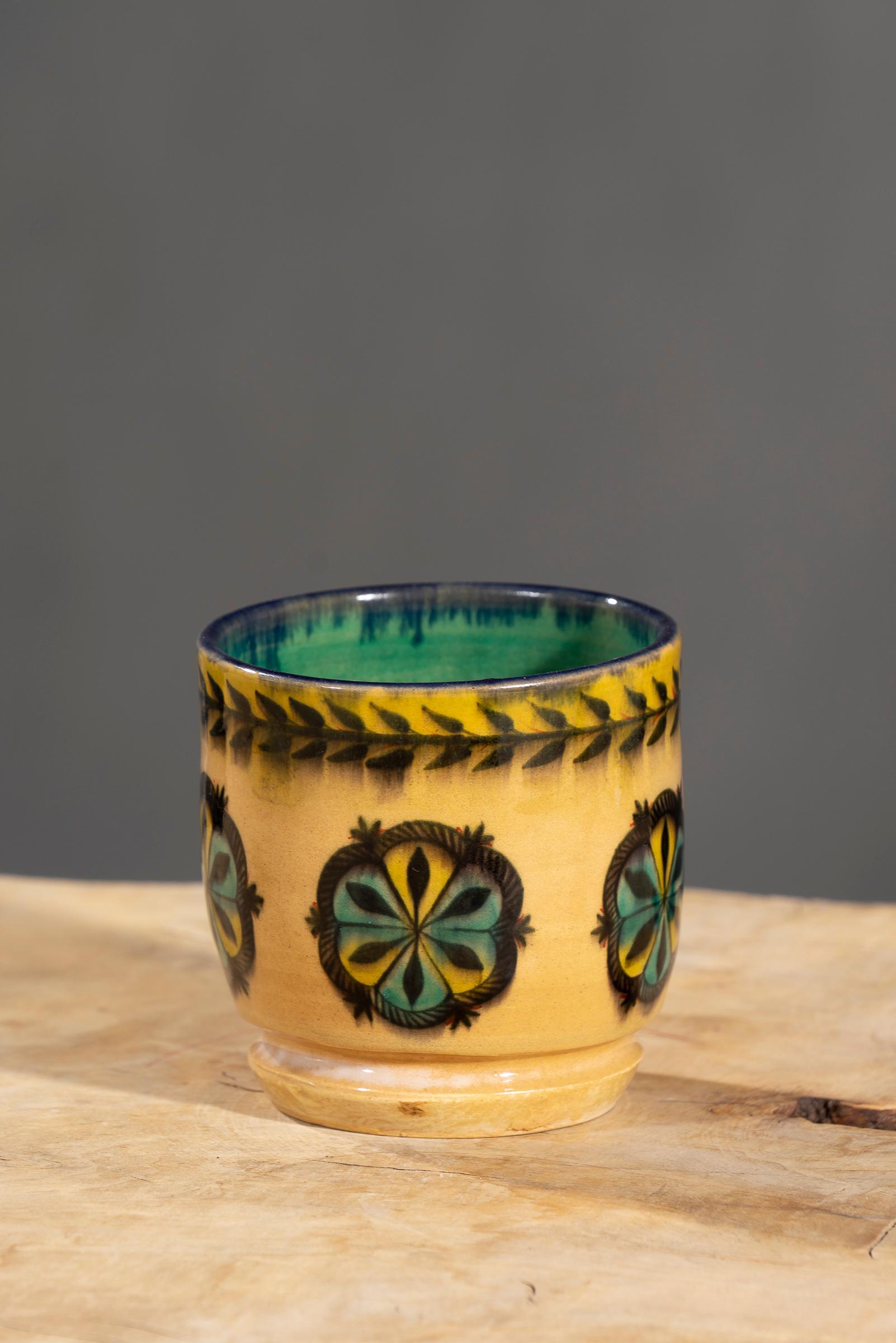 Nishapur Ceramics Hand Painted Large Mug