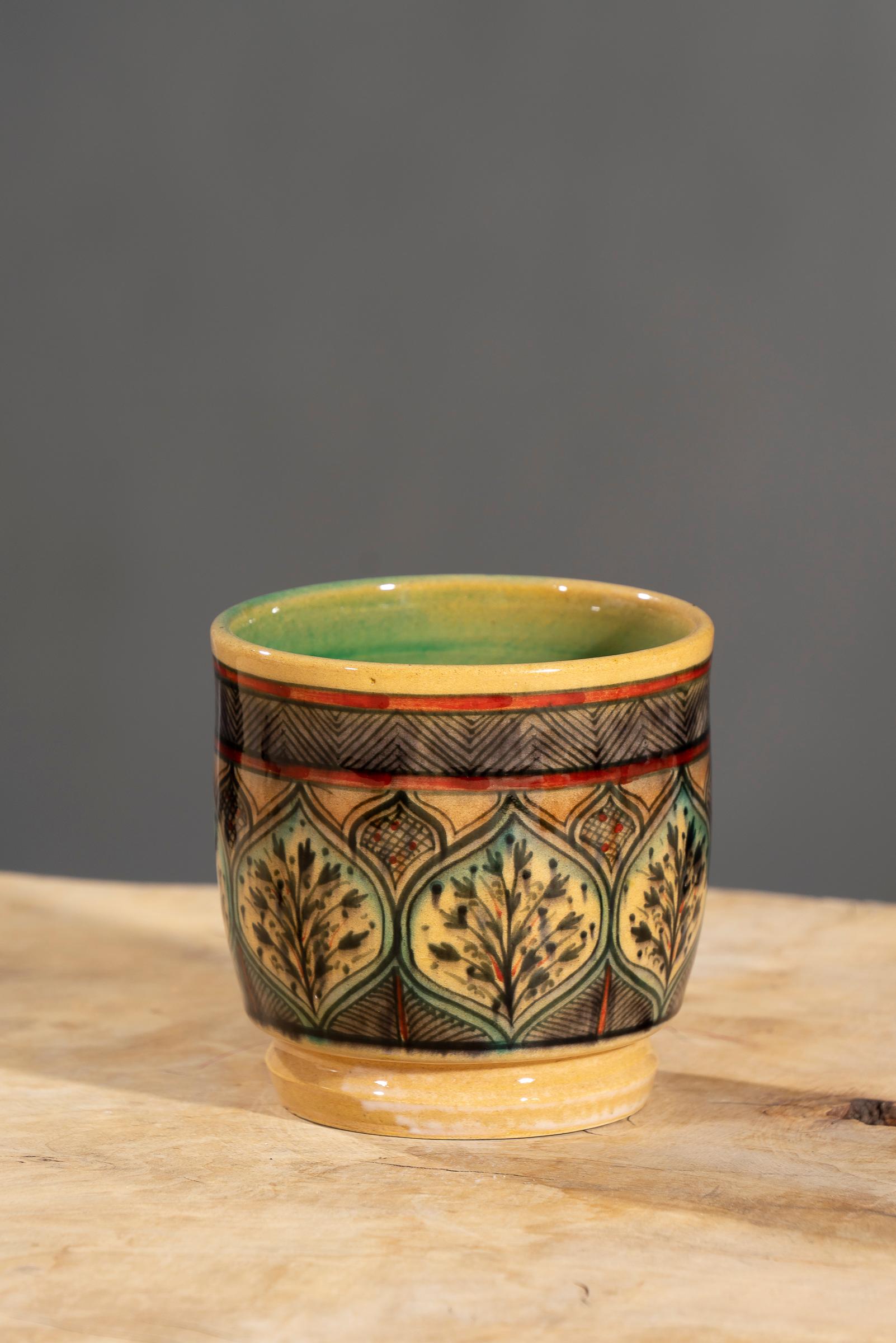 Nishapur Ceramics Hand Painted Large Mug