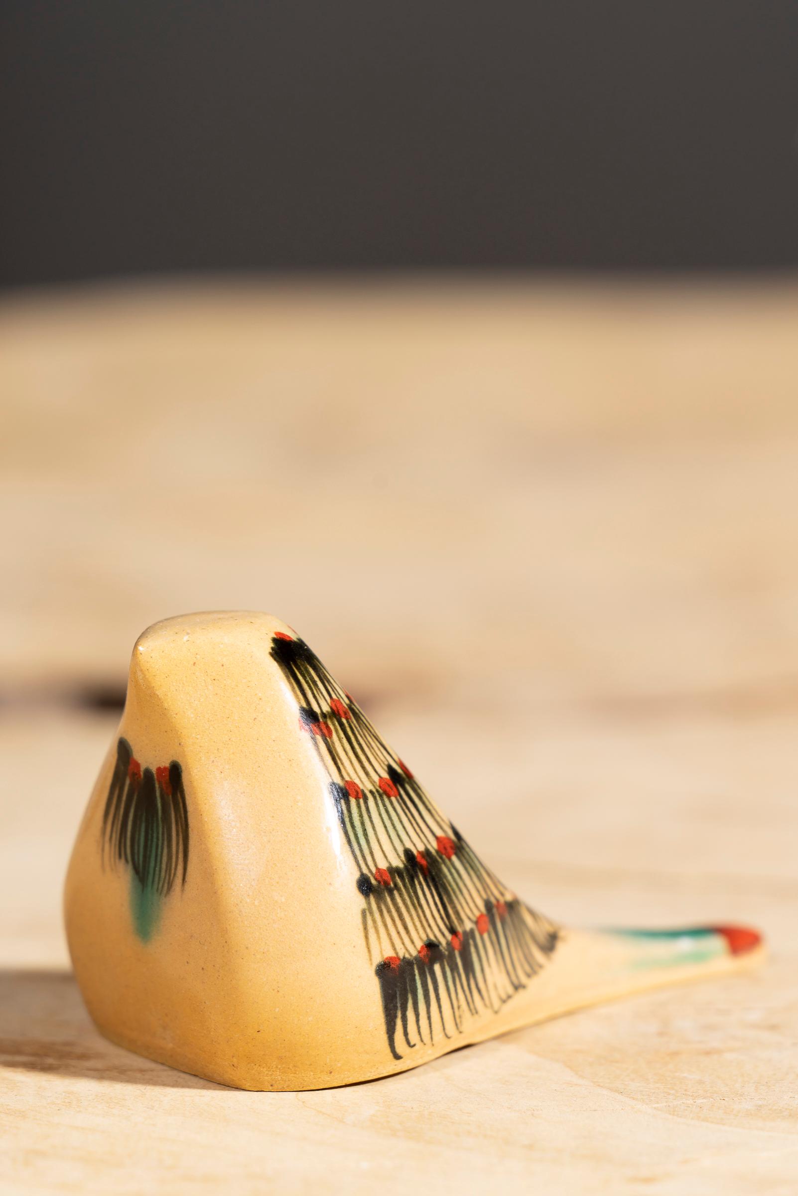Nishapur Ceramics Hand Painted Decorative Birds