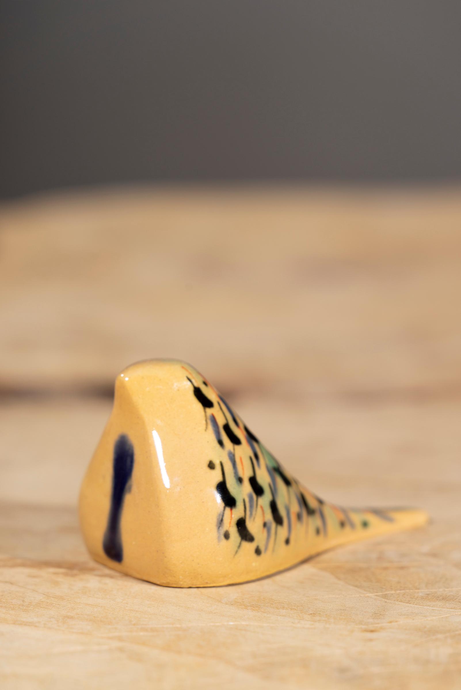 Nishapur Ceramics Hand Painted Decorative Birds