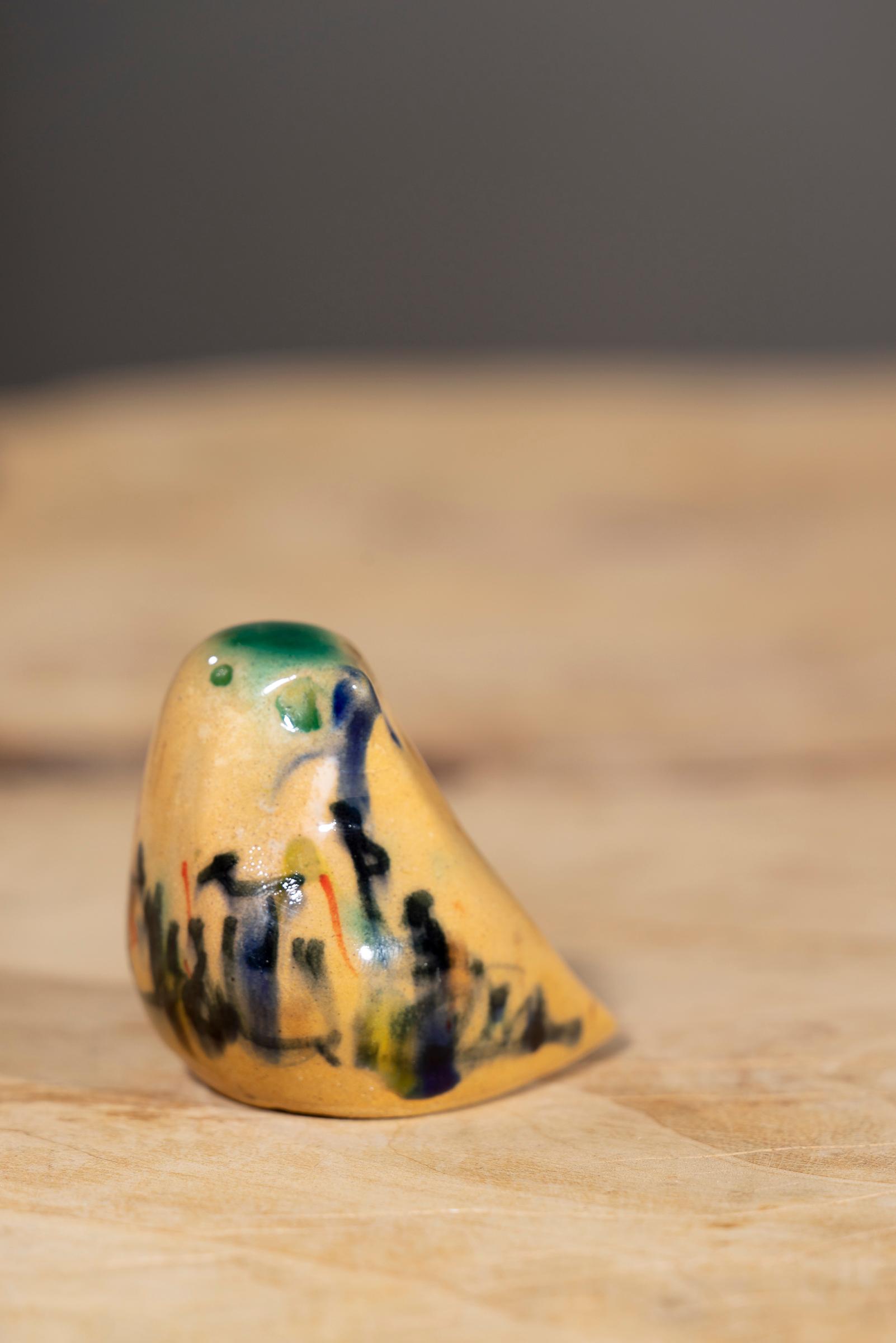 Nishapur Ceramics Hand Painted Decorative Birds