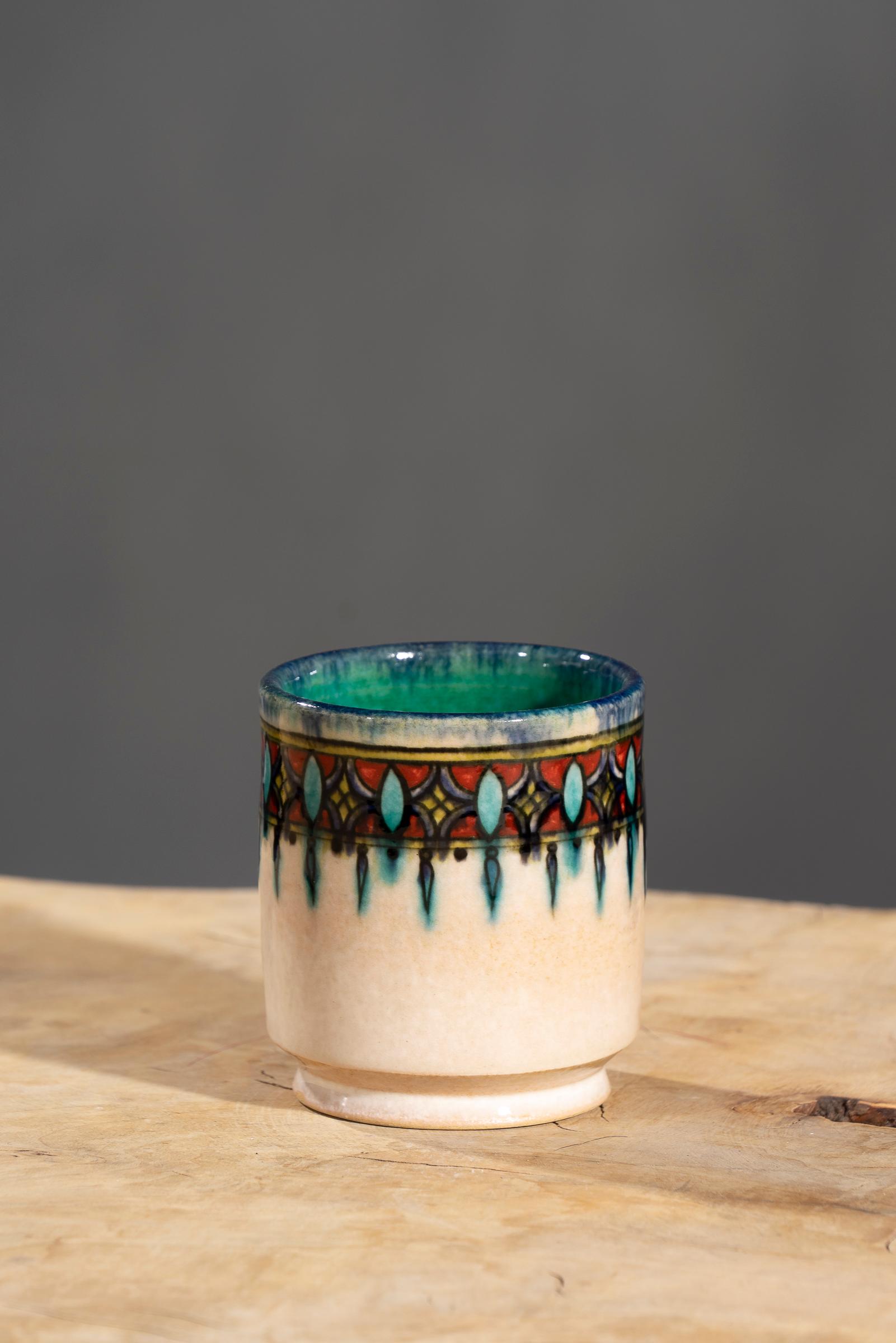 Nishapur Ceramics Hand Painted Mug