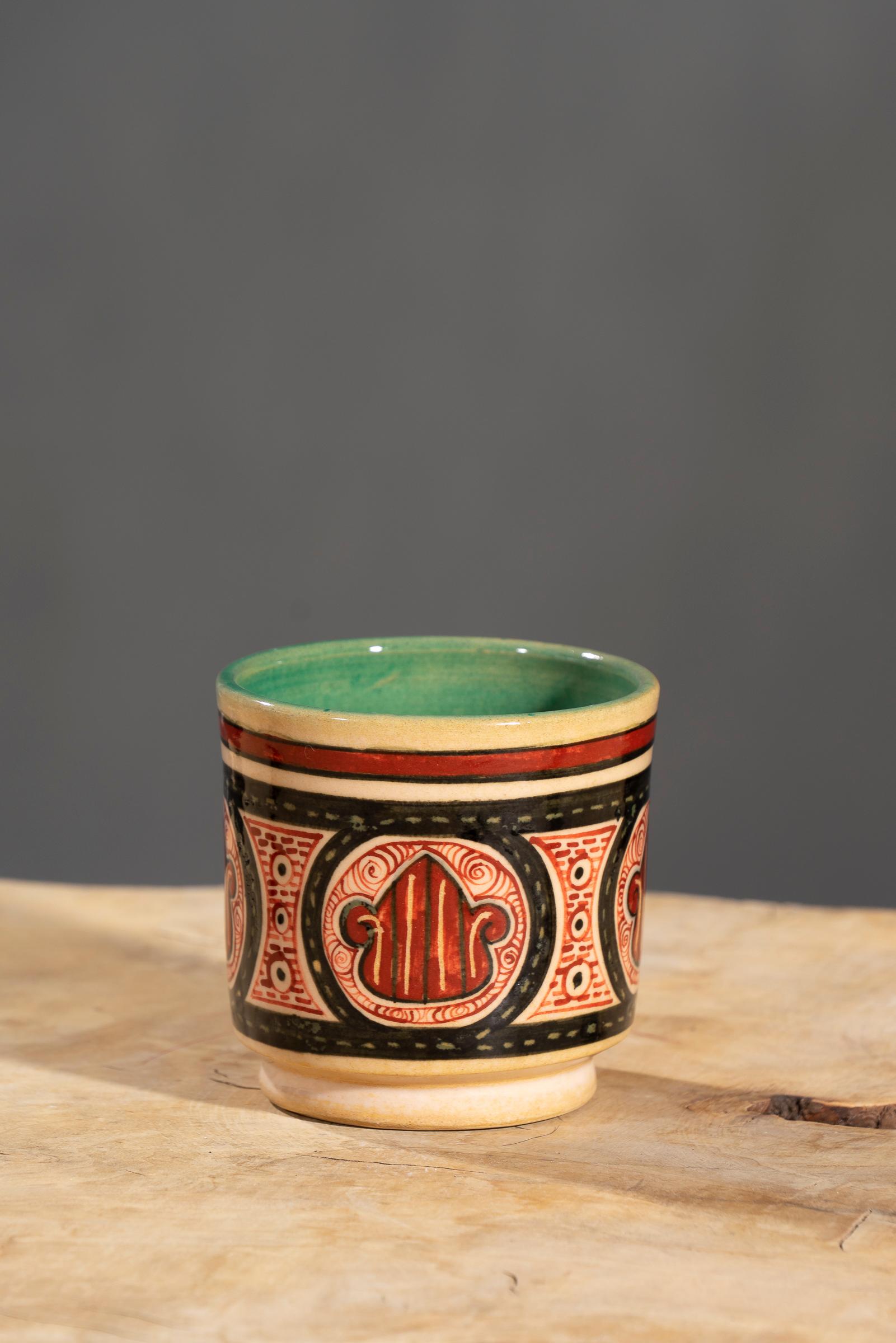 Nishapur Ceramics Hand Painted Mug