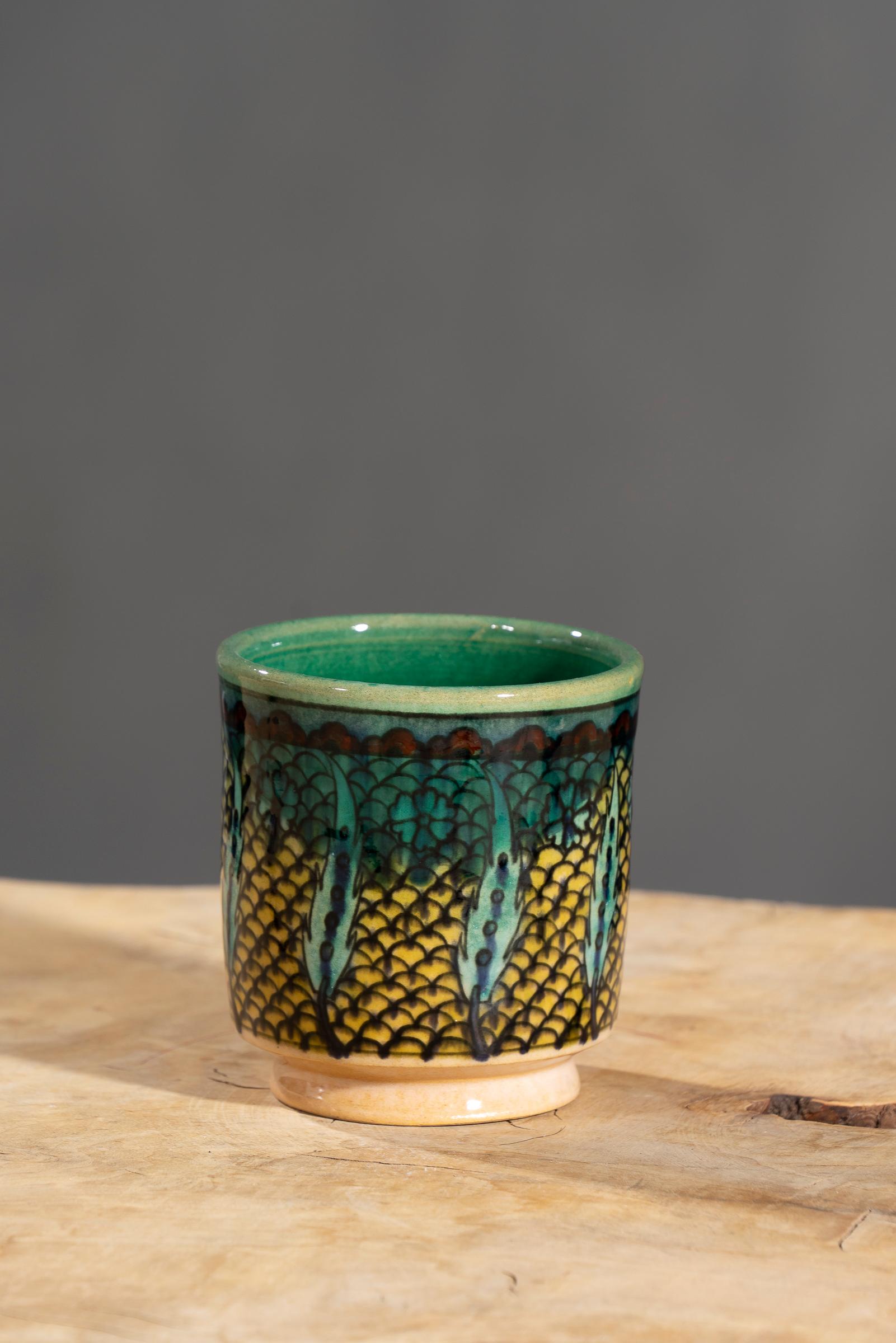 Nishapur Ceramics Hand Painted Mug