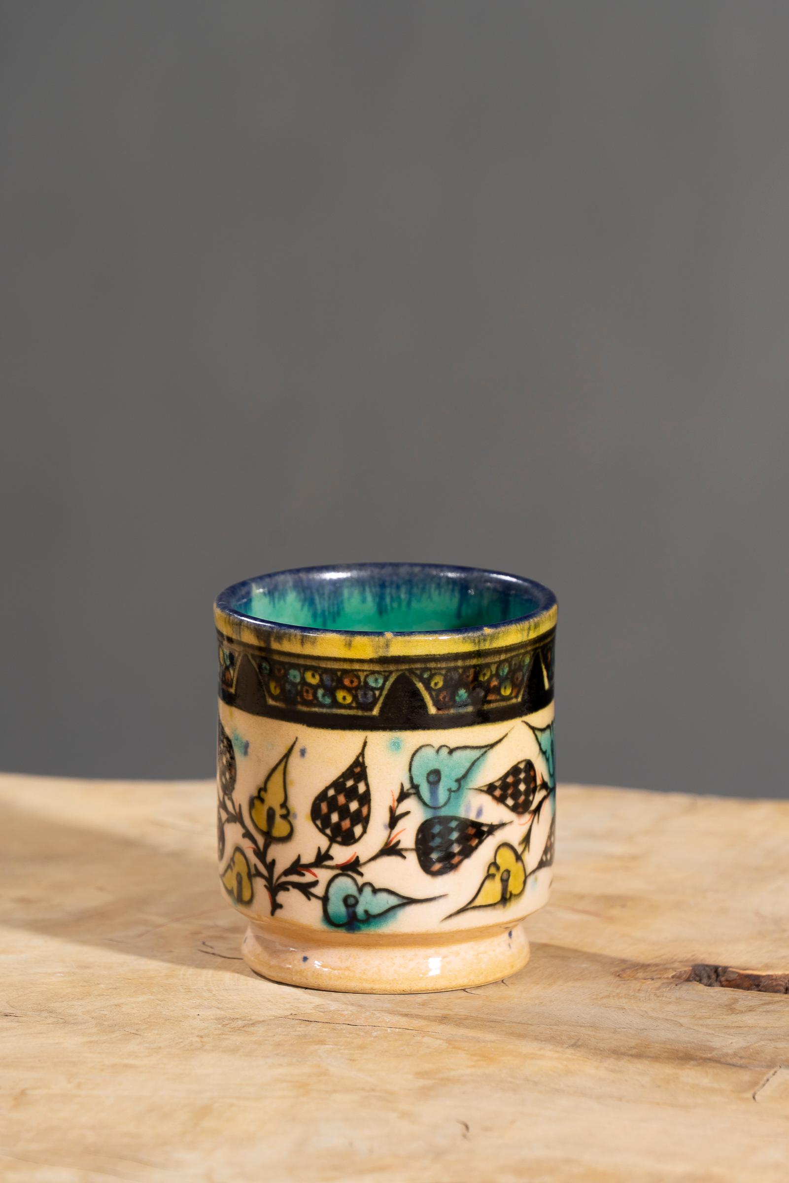 Nishapur Ceramics Hand Painted Mug