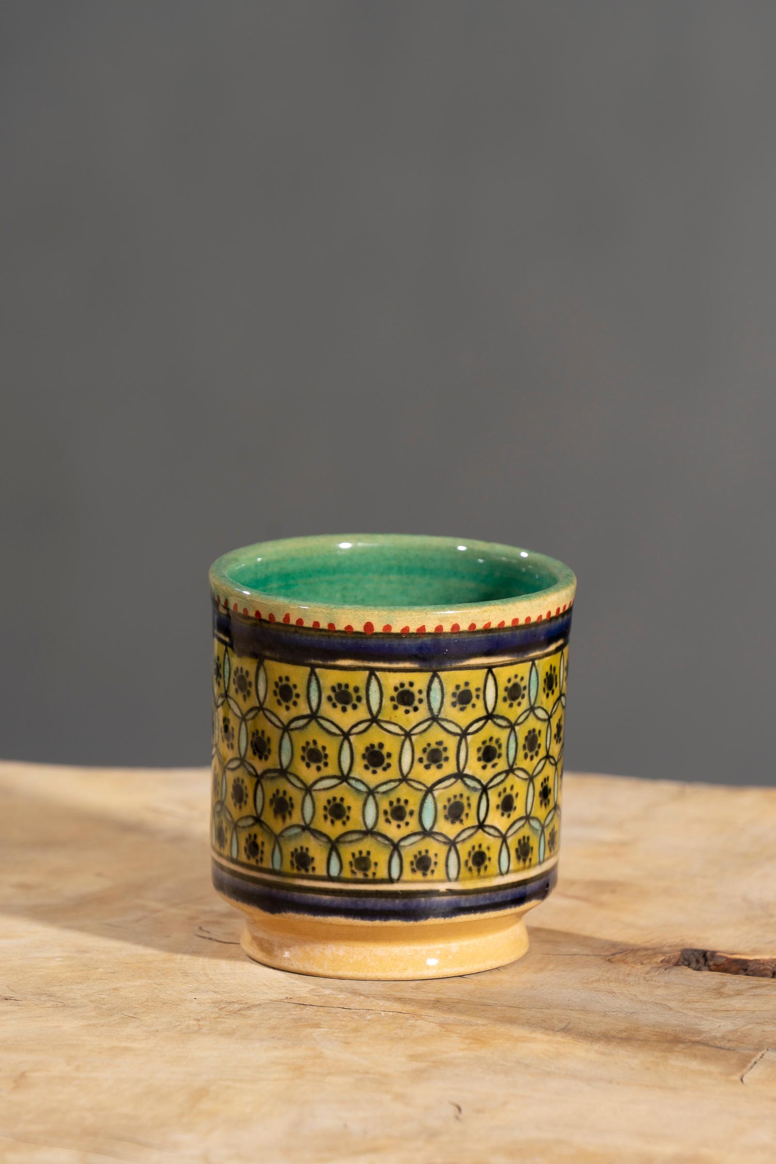 Nishapur Ceramics Hand Painted Mug