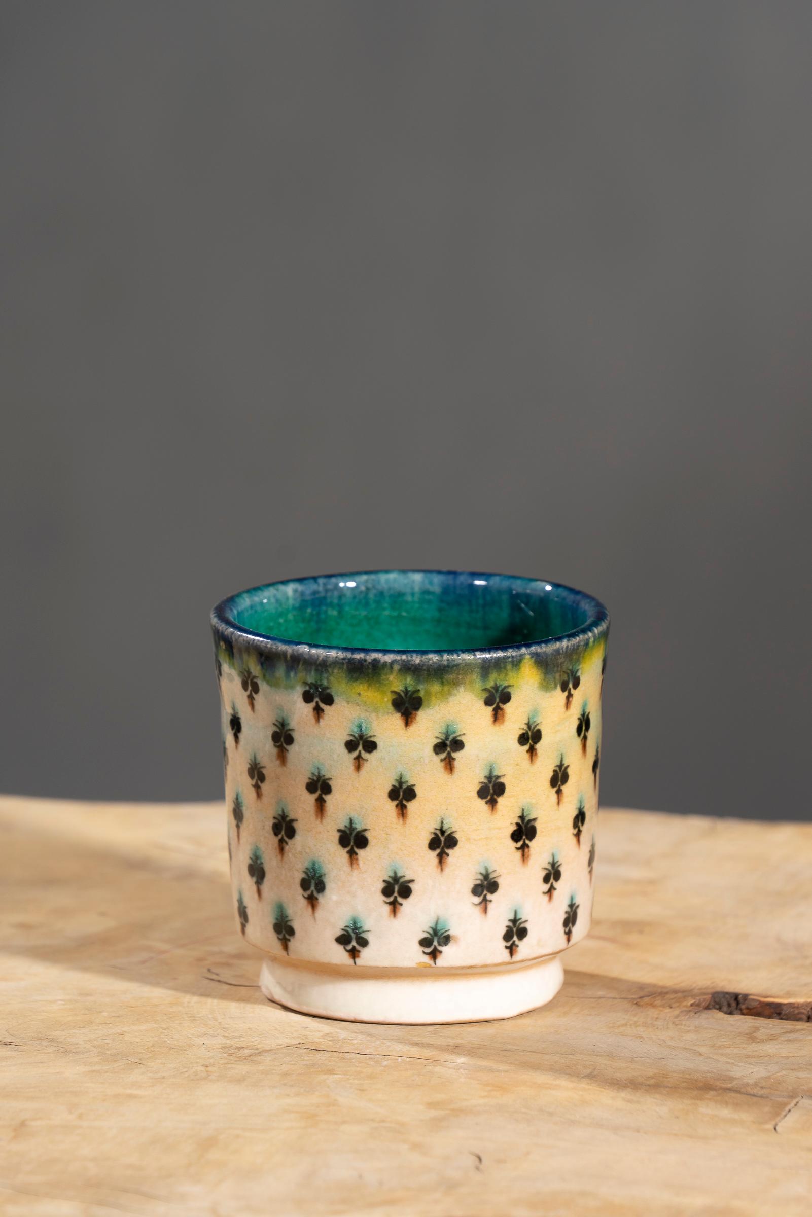 Nishapur Ceramics Hand Painted Mug