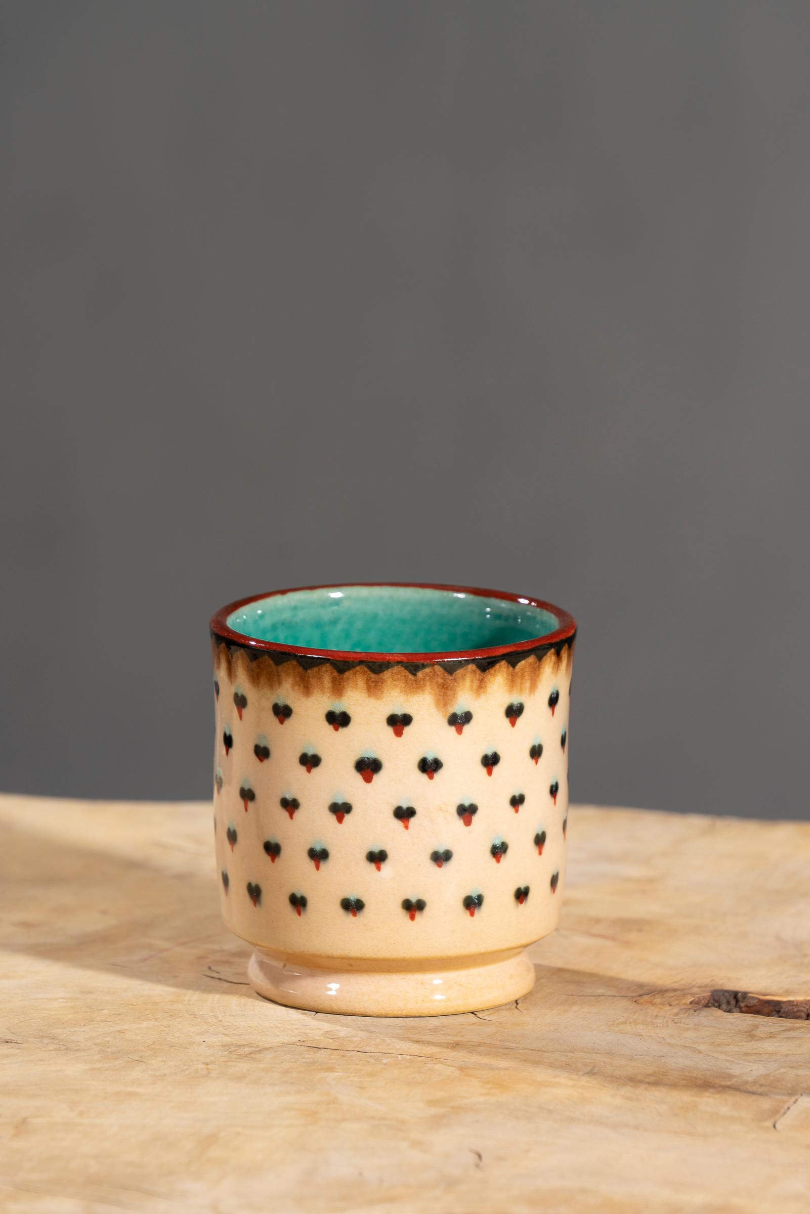 Nishapur Ceramics Hand Painted Mug