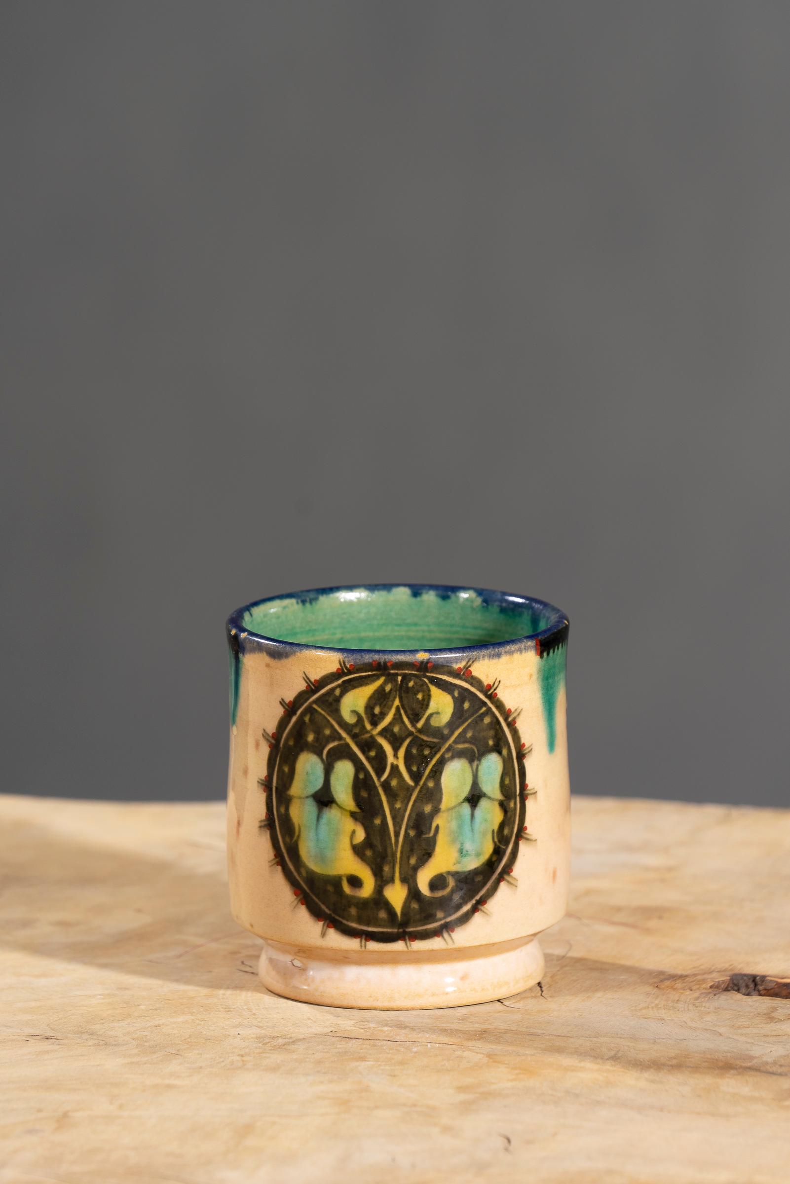 Nishapur Ceramics Hand Painted Mug