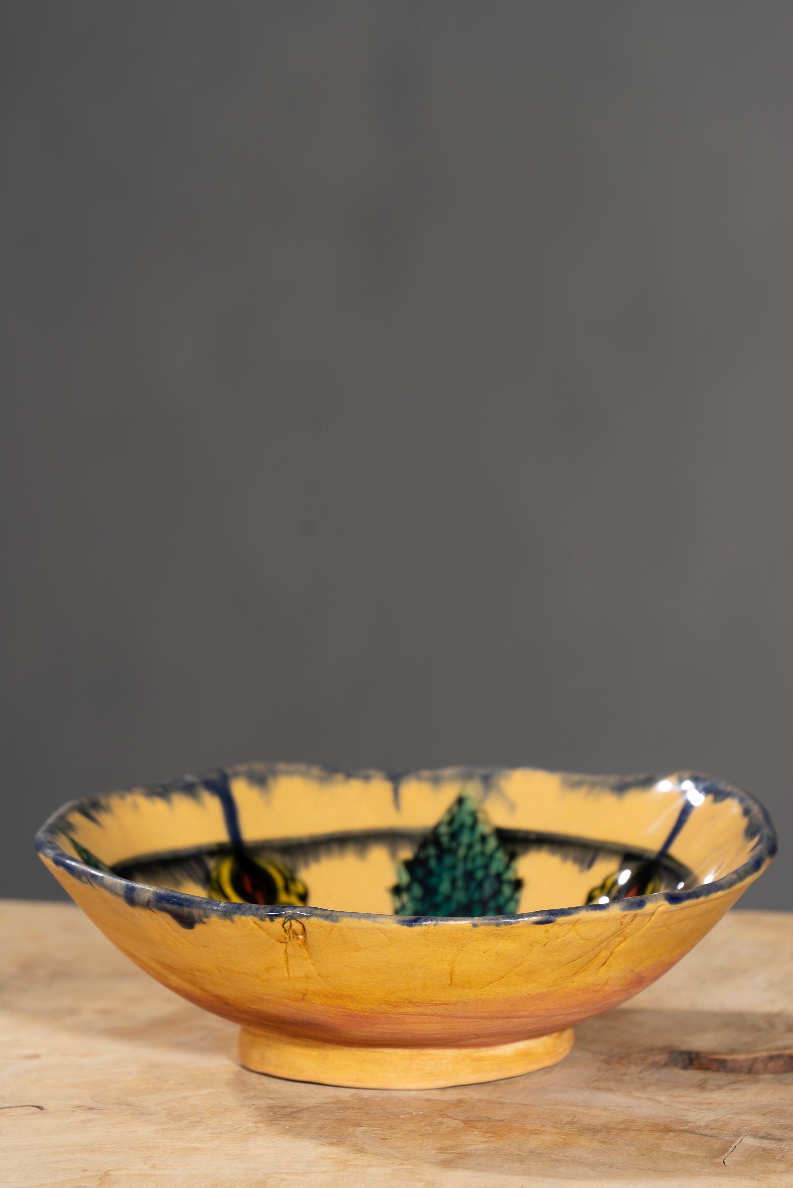 Nishapur Ceramics Hand Painted Bowl