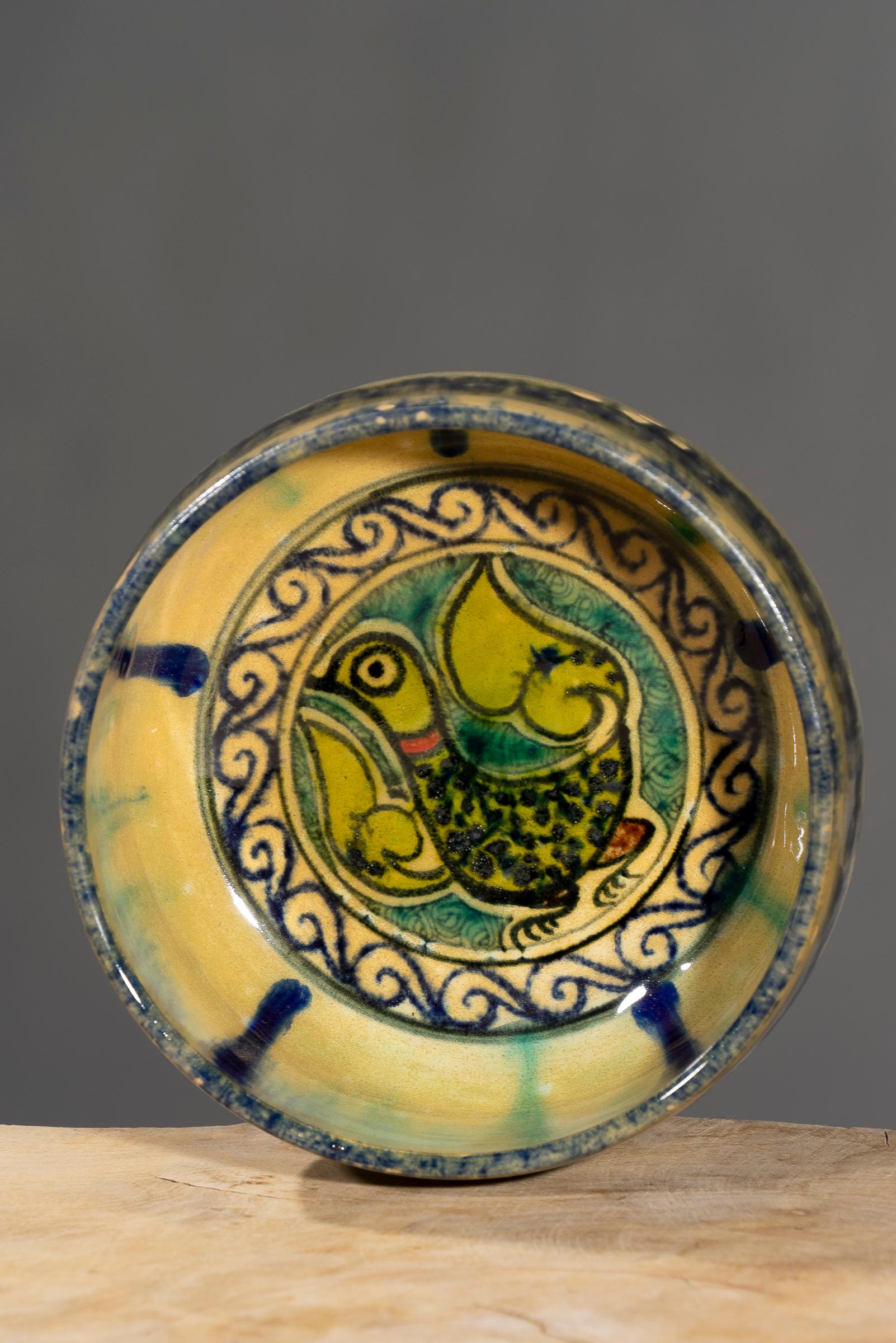 Nishapur Ceramics Hand Painted Bowl