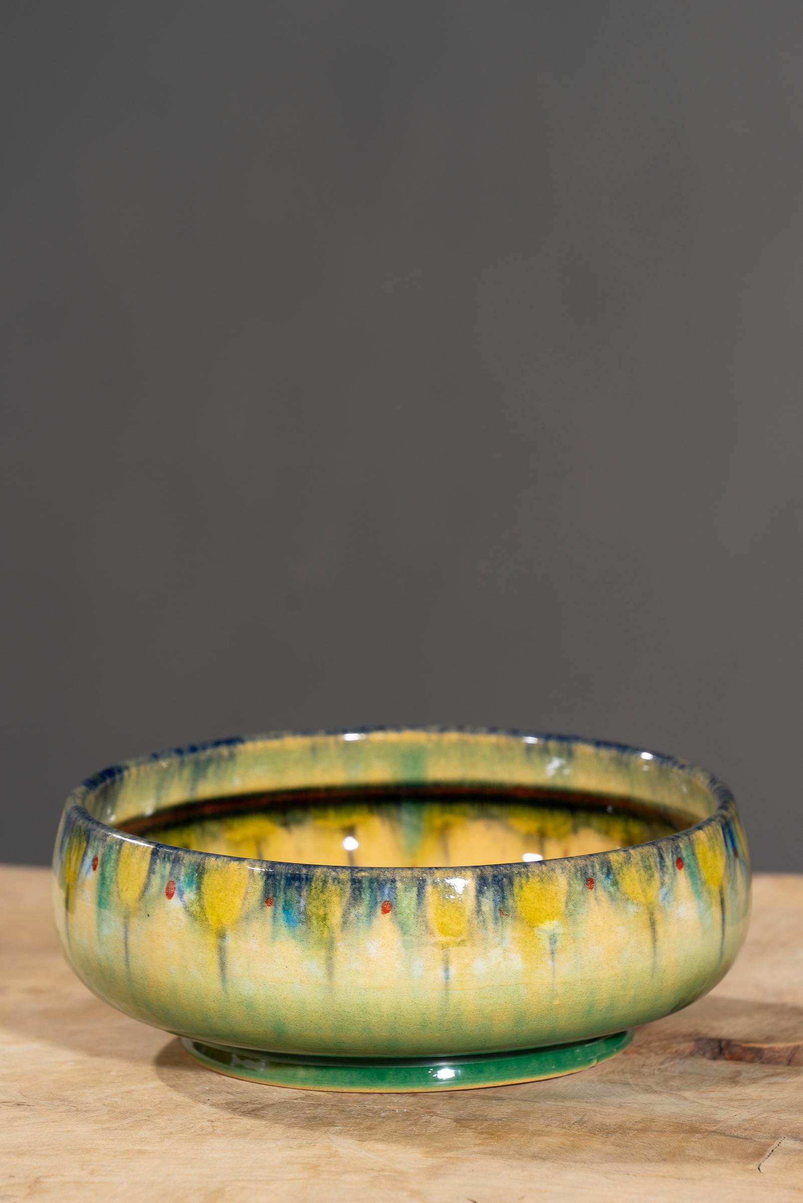 Nishapur Ceramics Hand Painted Bowl