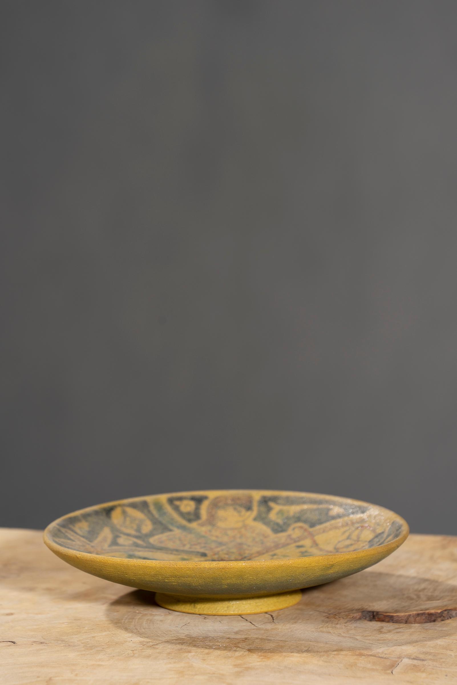 Nishapur Ceramics Hand Painted Over Cooked Bowl