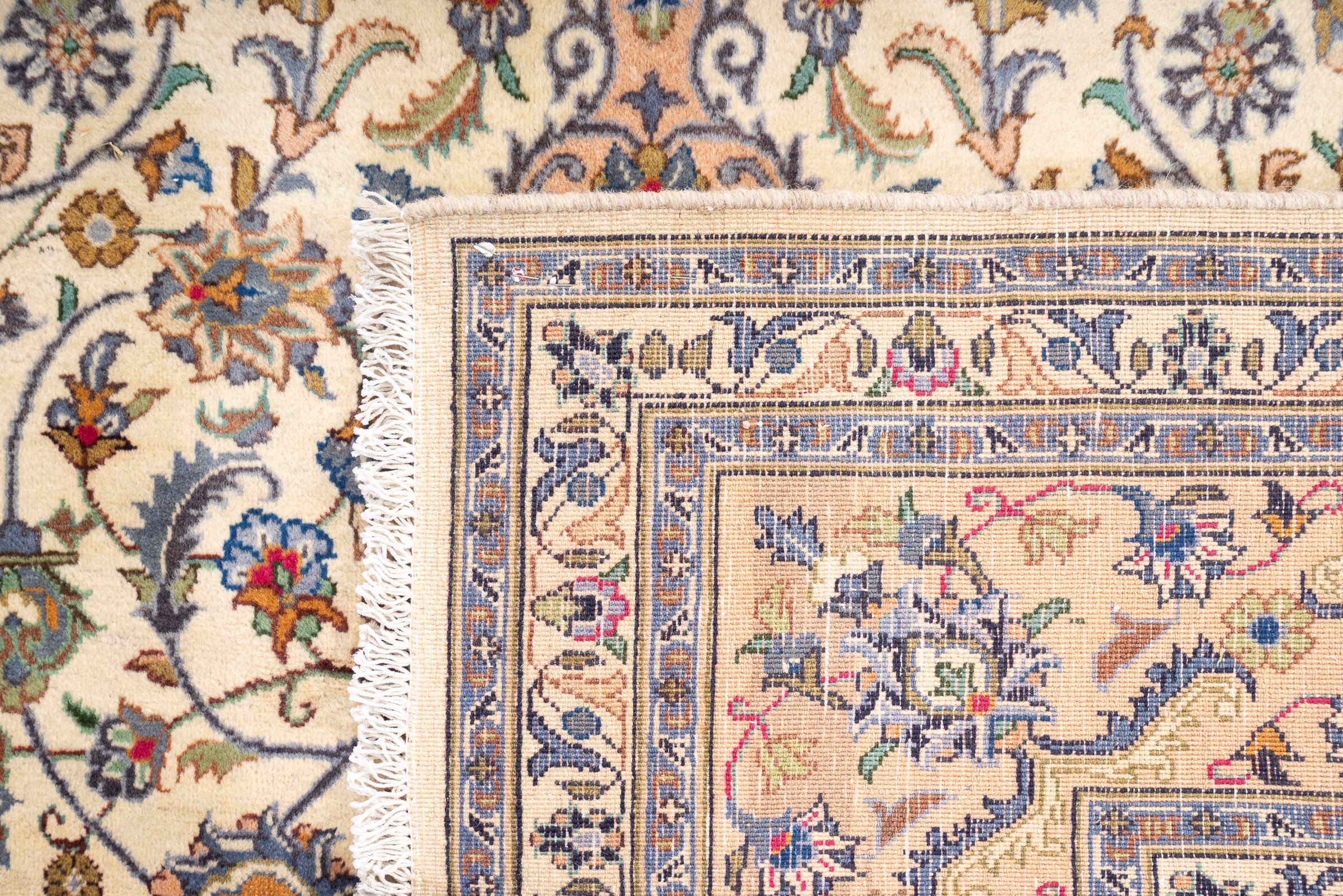 Vintage Kashmar FLoral Lachak Tornaj Persian Rug