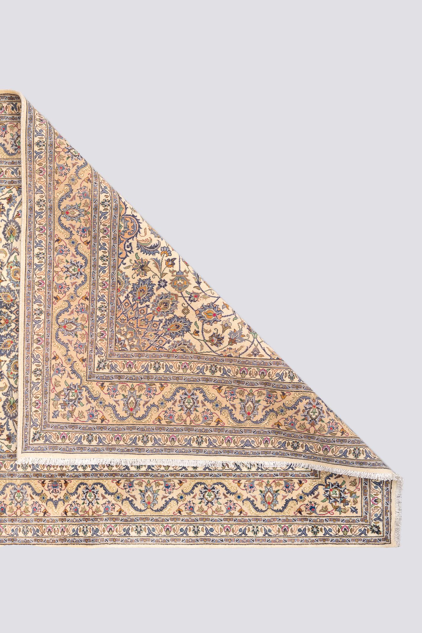 Vintage Kashmar FLoral Lachak Tornaj Persian Rug