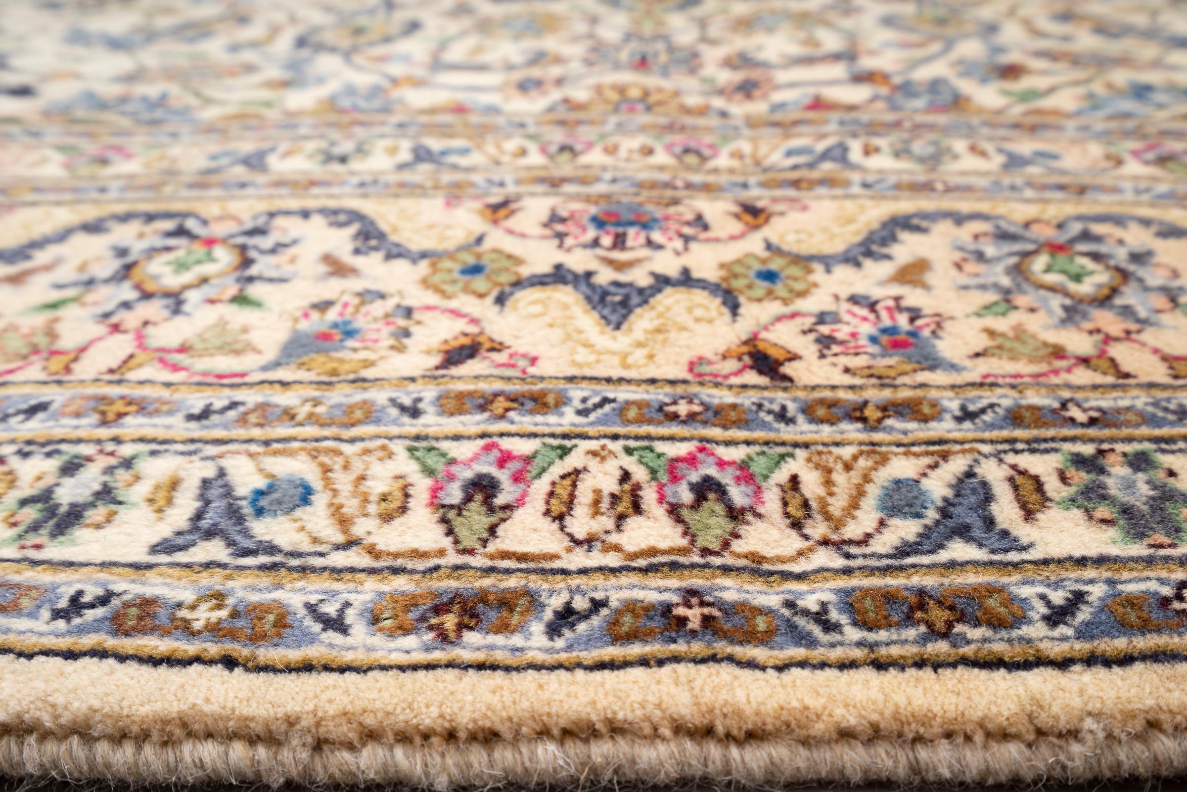 Vintage Kashmar FLoral Lachak Tornaj Persian Rug