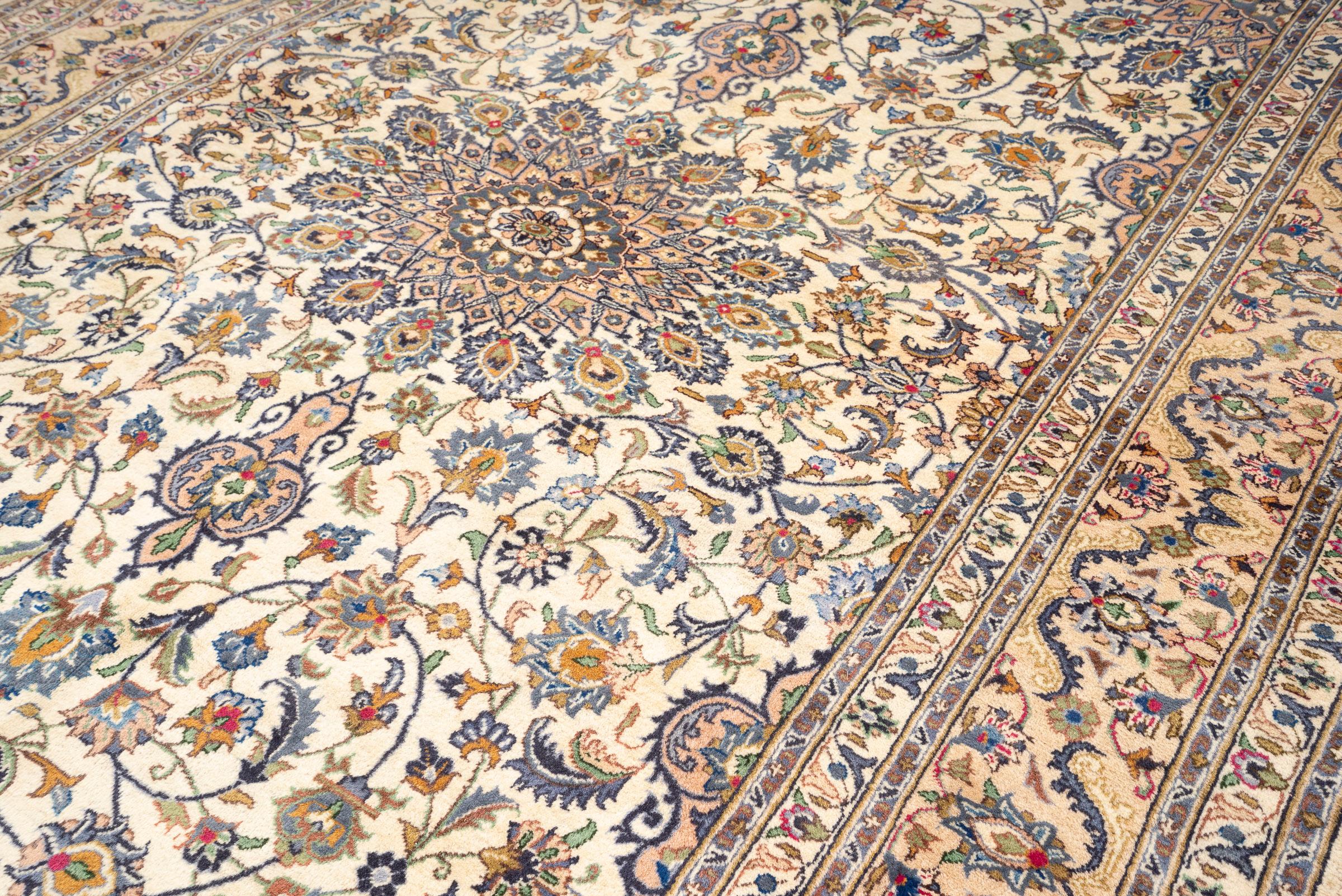 Vintage Kashmar FLoral Lachak Tornaj Persian Rug